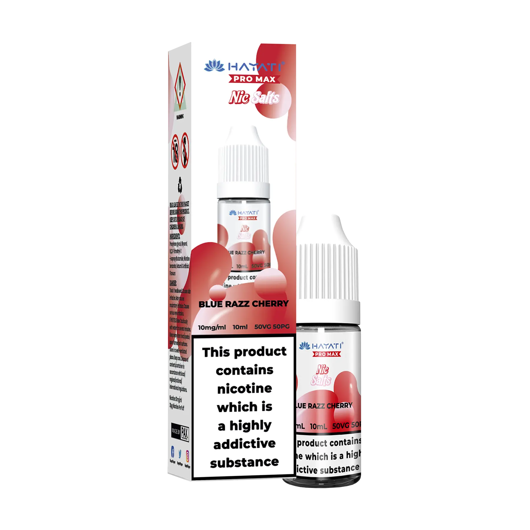 Hayati Pro Max - 10ml E Liquid Nicotine Salt