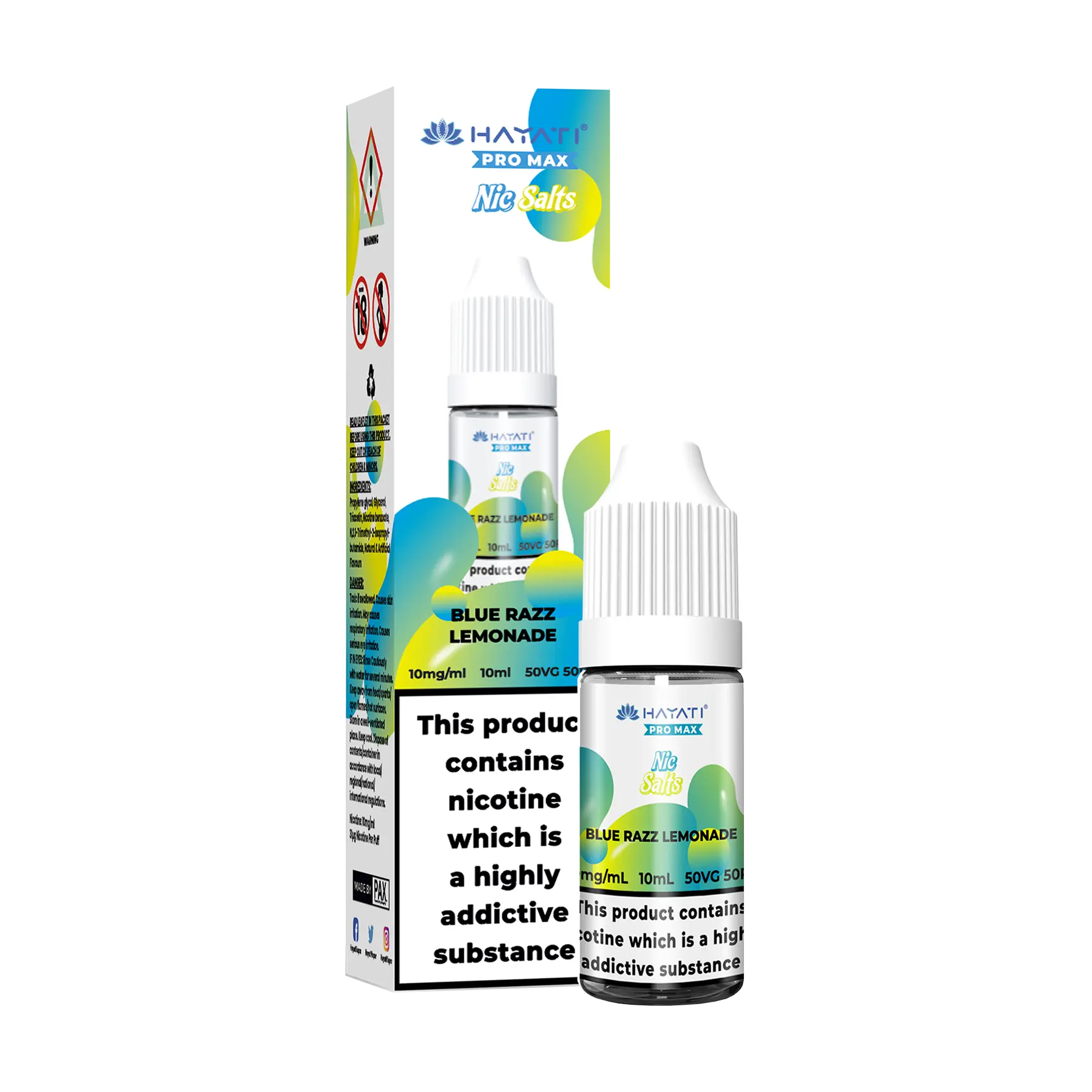 Hayati Pro Max - 10ml E Liquid Nicotine Salt