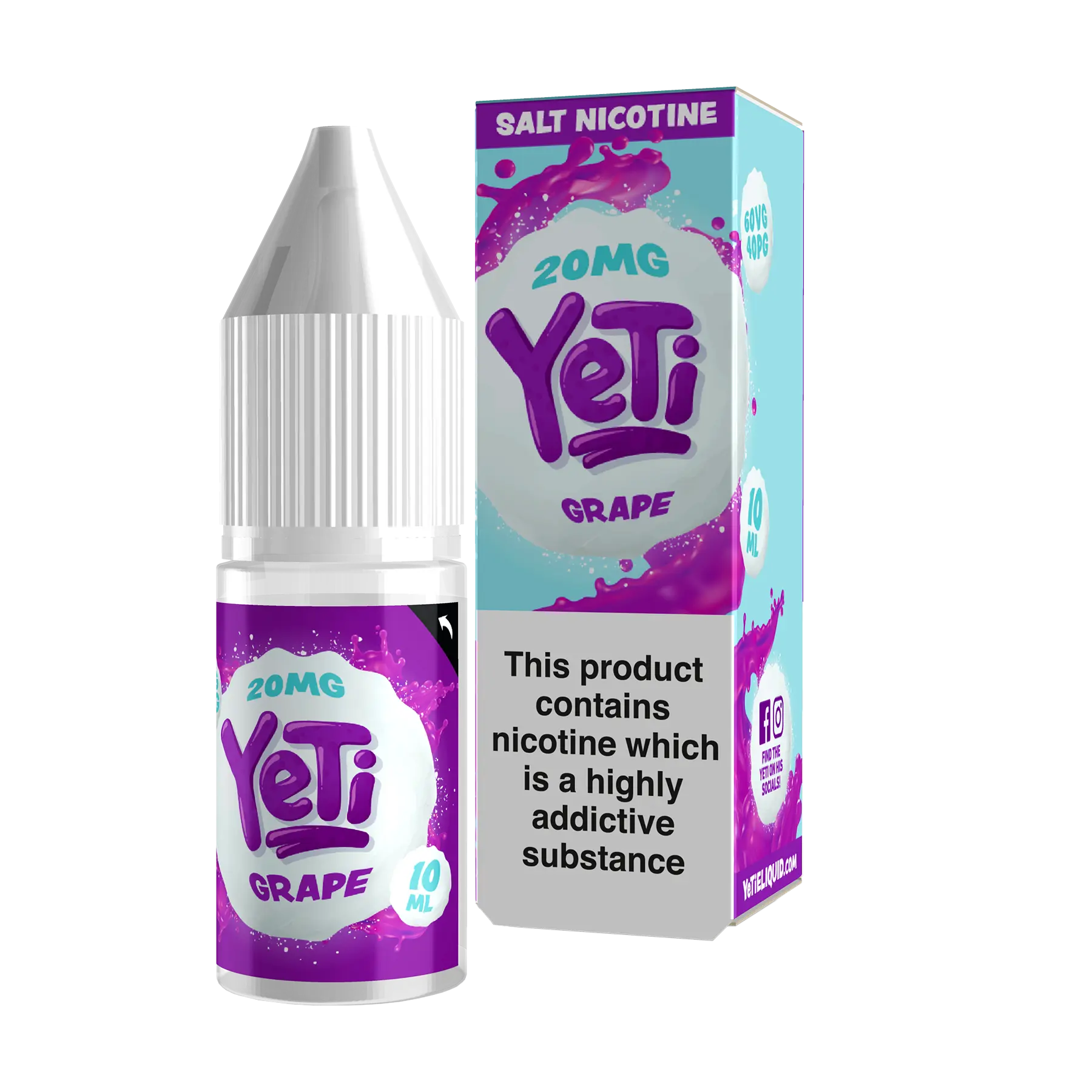 Yeti - 10ml E Liquid Nicotine Salt