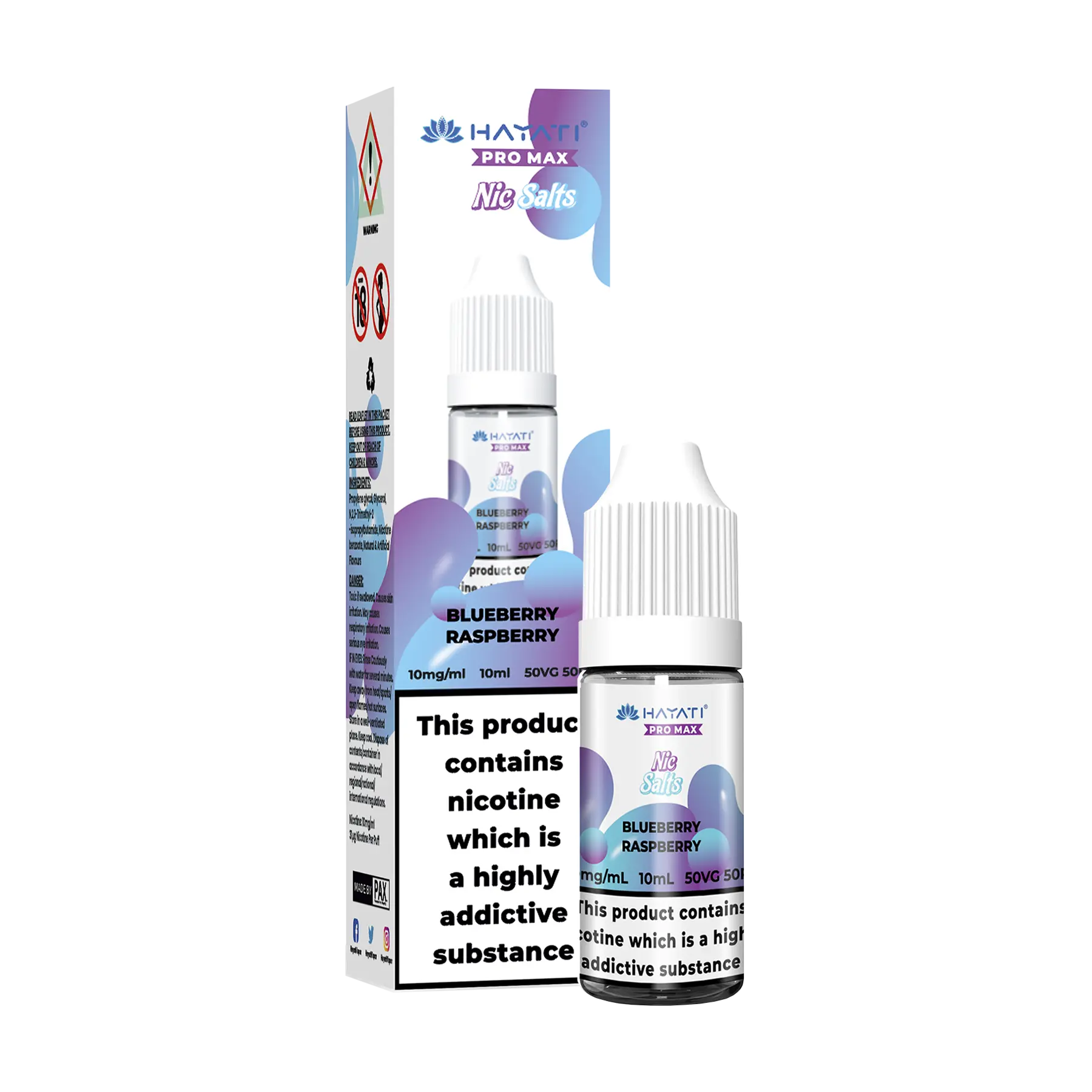 Hayati Pro Max - 10ml E Liquid Nicotine Salt