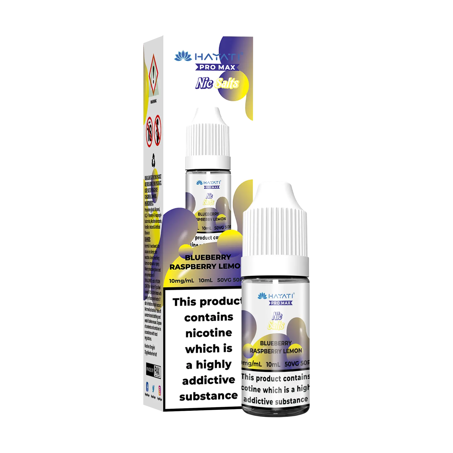 Hayati Pro Max - 10ml E Liquid Nicotine Salt