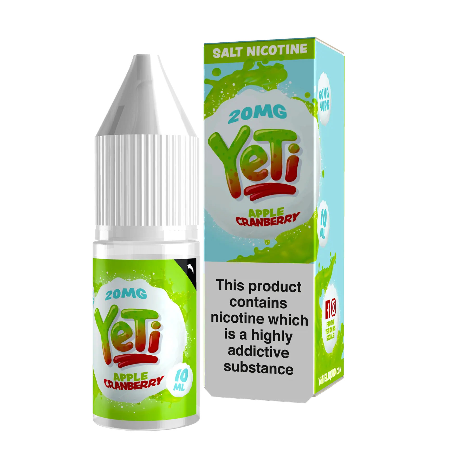 Yeti - 10ml E Liquid Nicotine Salt