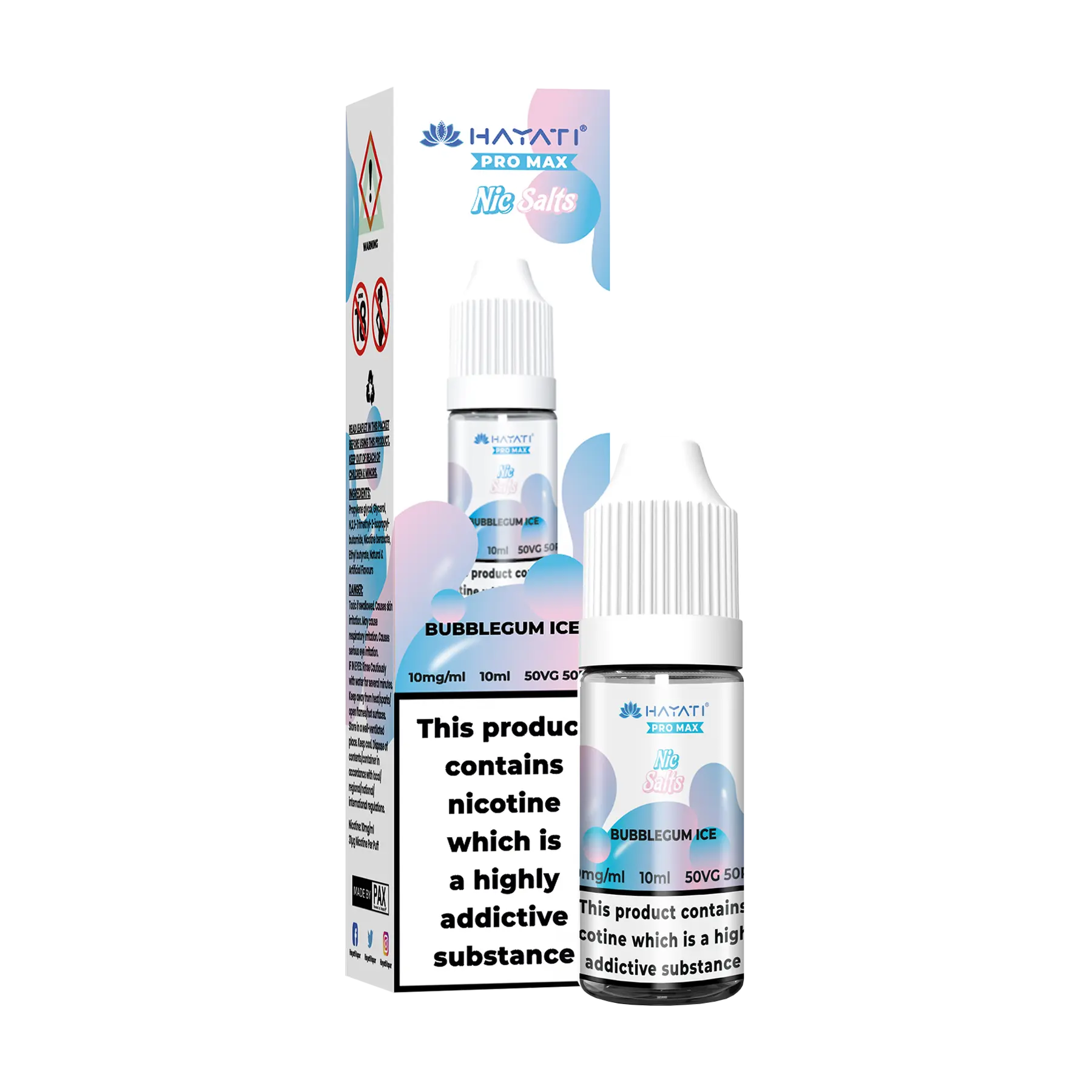 Hayati Pro Max - 10ml E Liquid Nicotine Salt