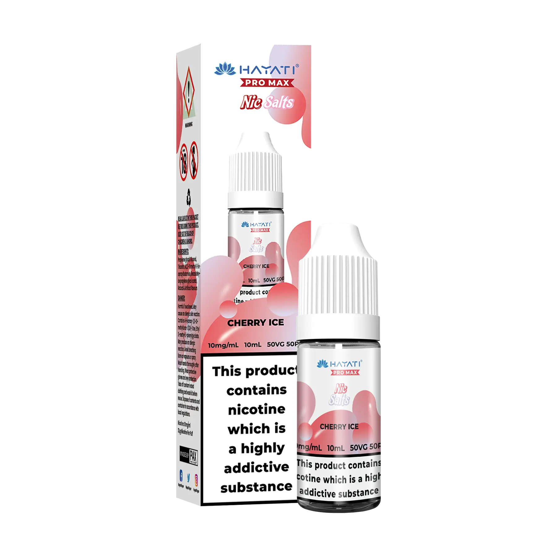 Hayati Pro Max - 10ml E Liquid Nicotine Salt