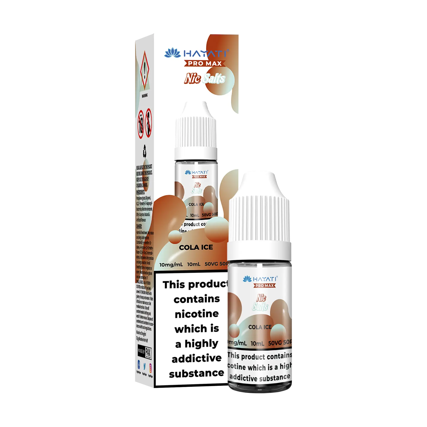 Hayati Pro Max - 10ml E Liquid Nicotine Salt