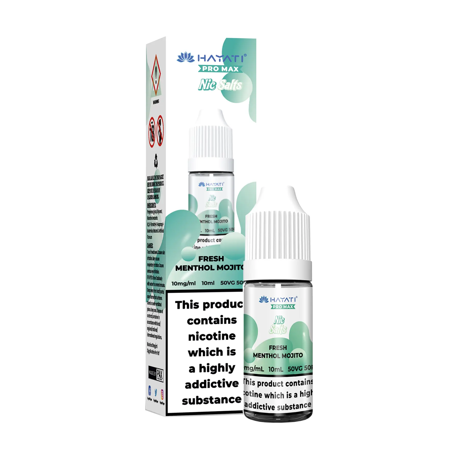 Hayati Pro Max - 10ml E Liquid Nicotine Salt