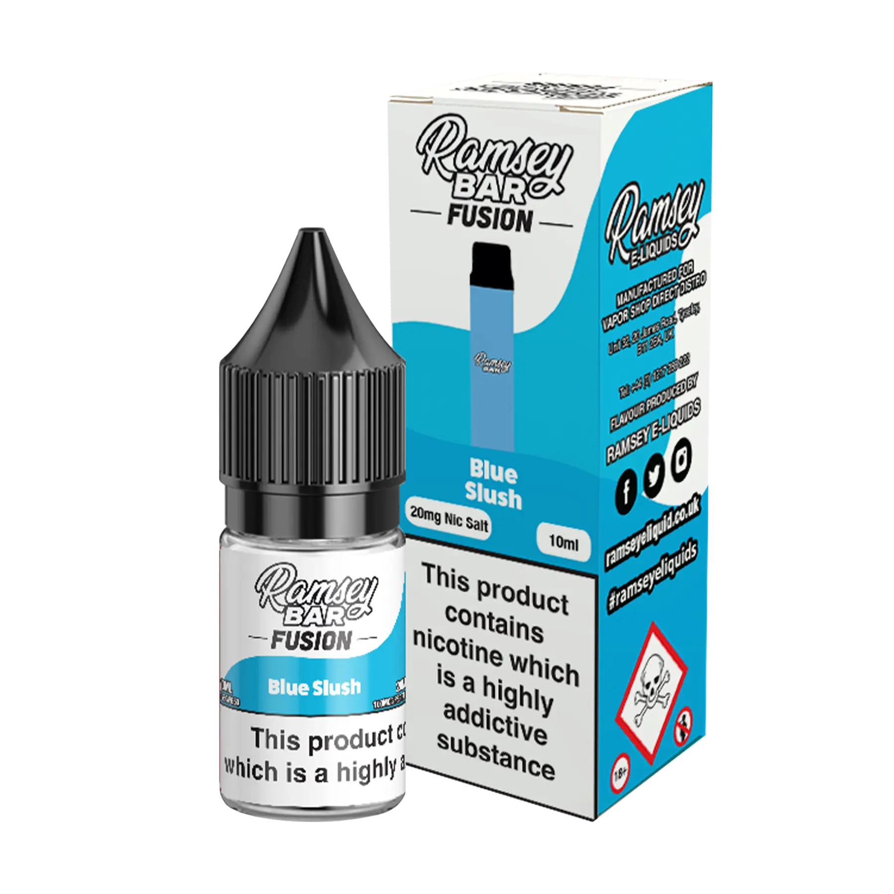 Ramsey Bar Fusion - 10ml E Liquid Nicotine Salt