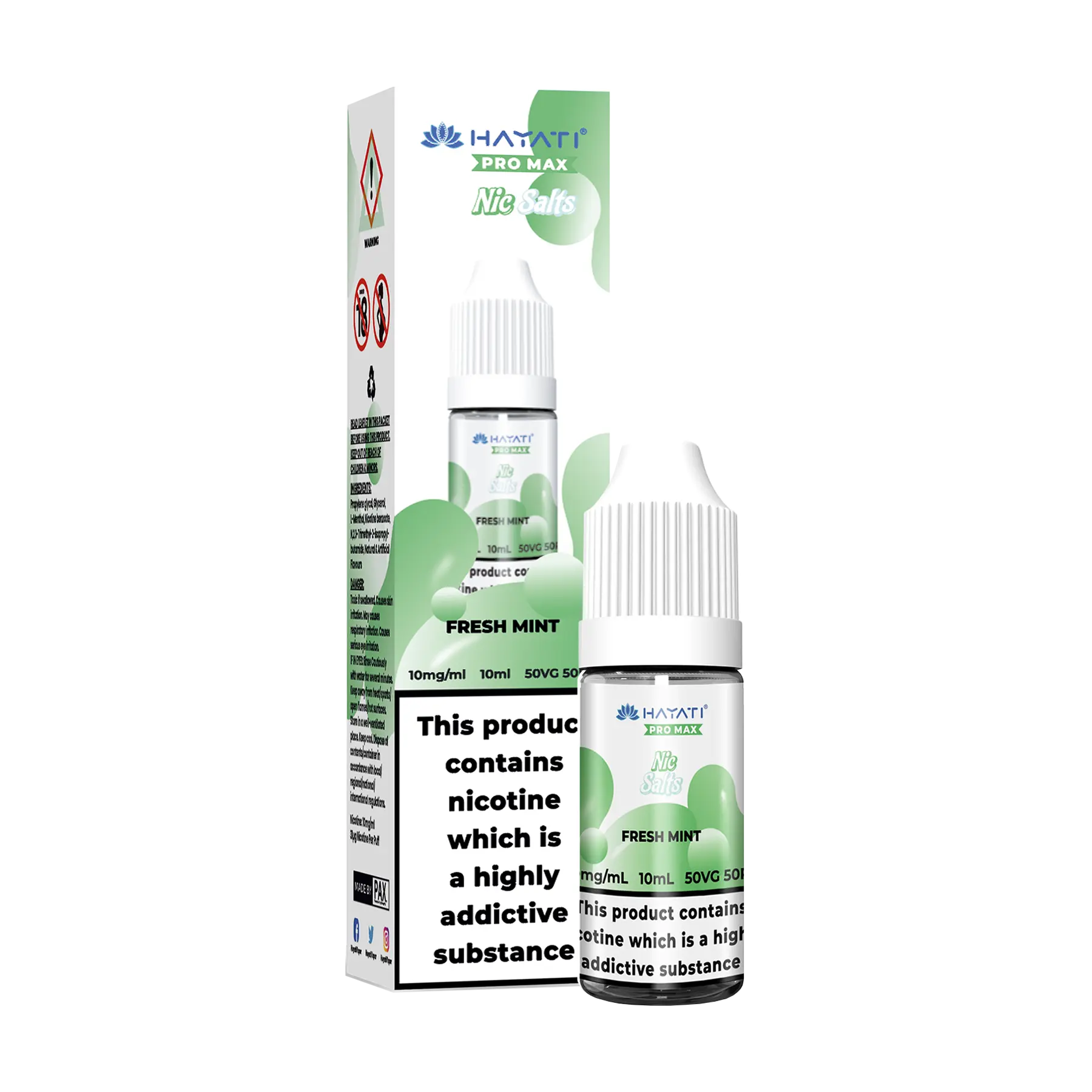 Hayati Pro Max - 10ml E Liquid Nicotine Salt