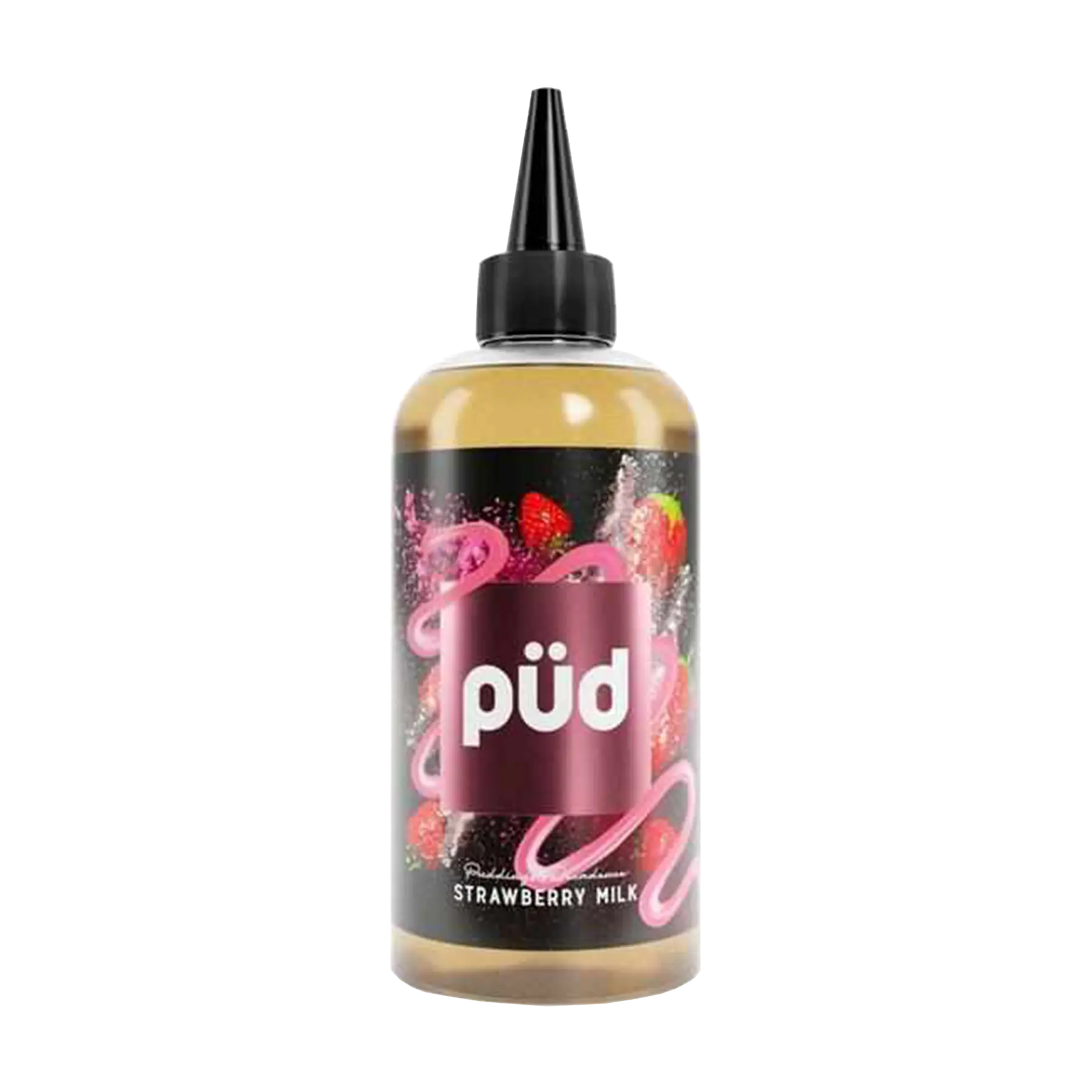 Pud E-Liquid - Strawberry Milk 200ml  E Liquid Shortfill