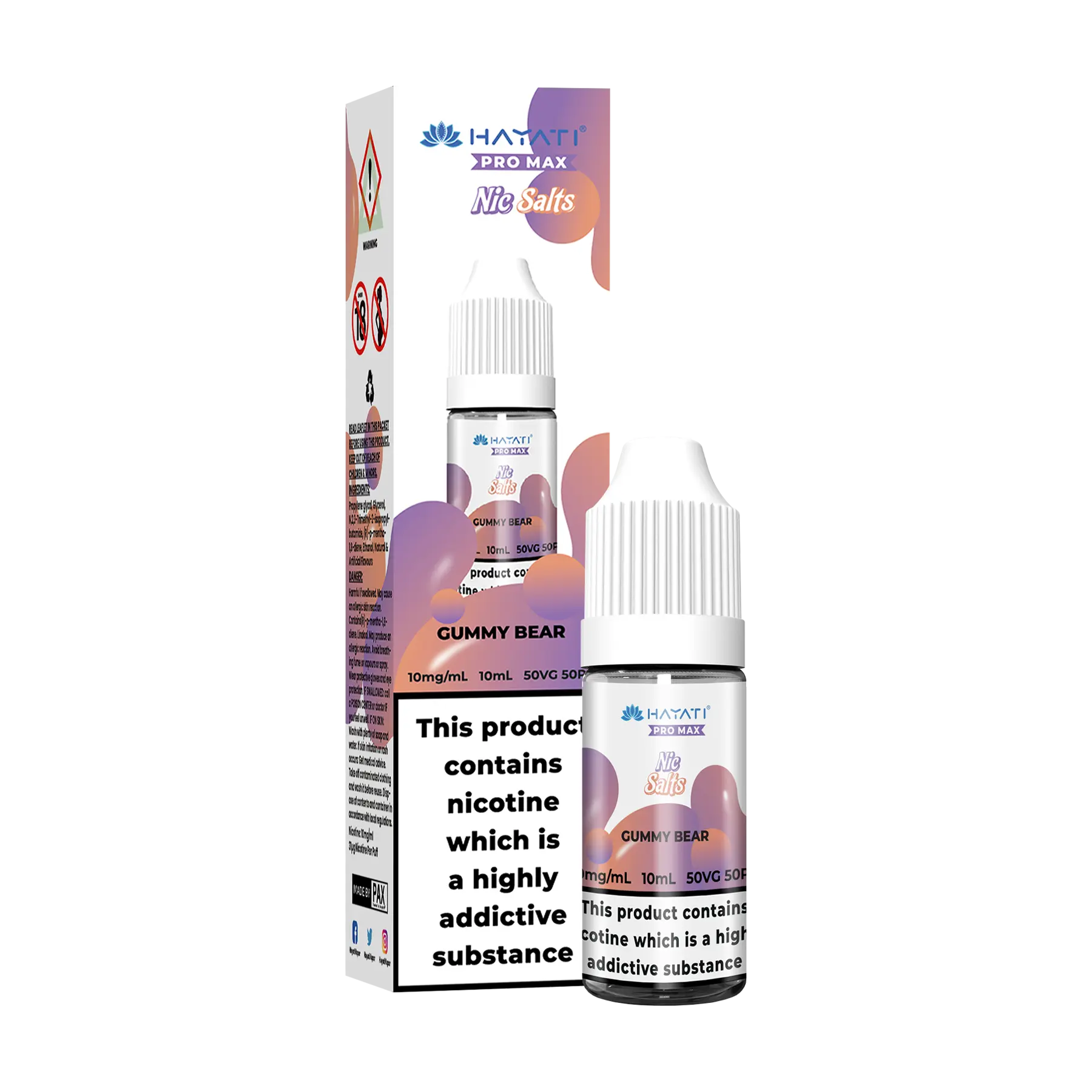 Hayati Pro Max - 10ml E Liquid Nicotine Salt