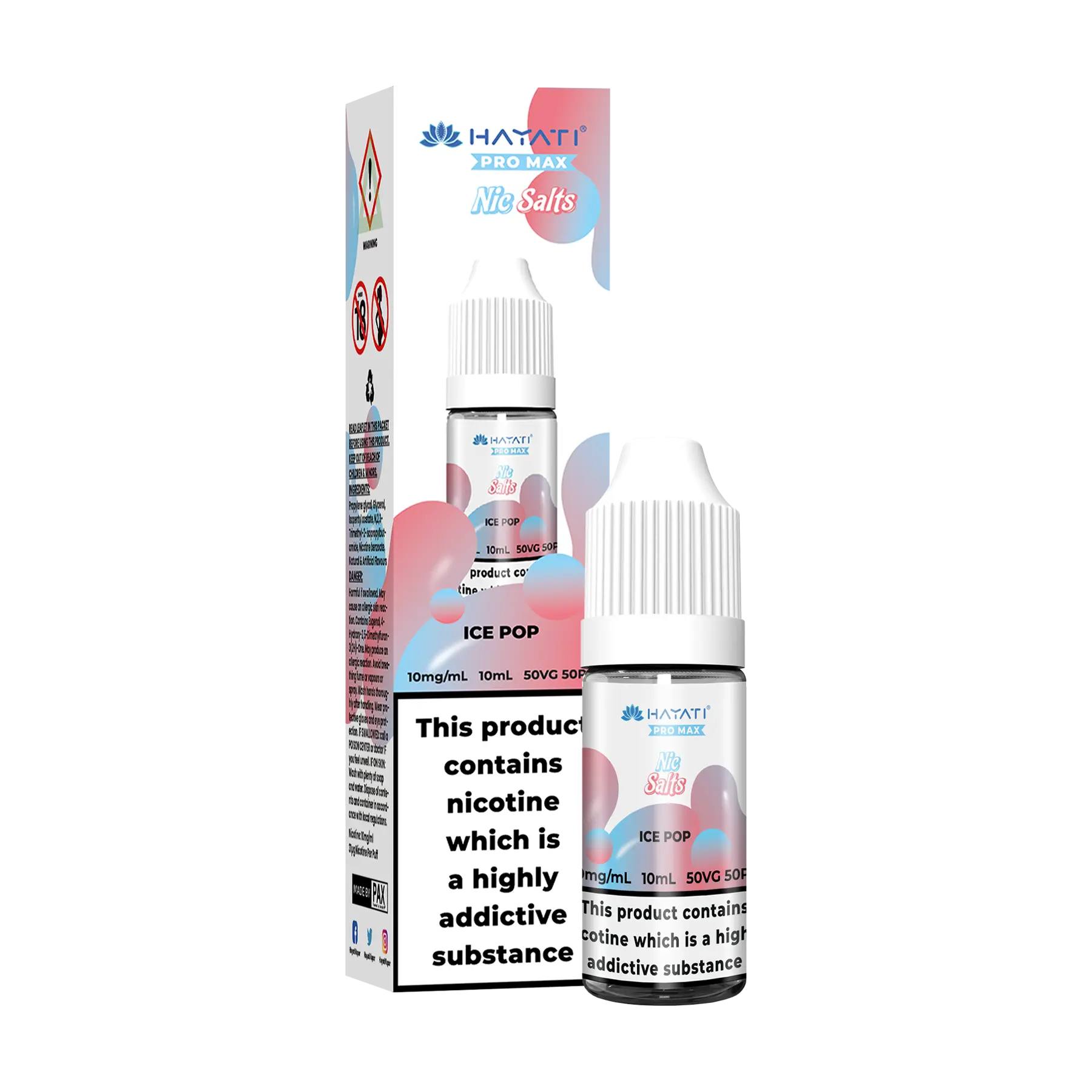 Hayati Pro Max - 10ml E Liquid Nicotine Salt