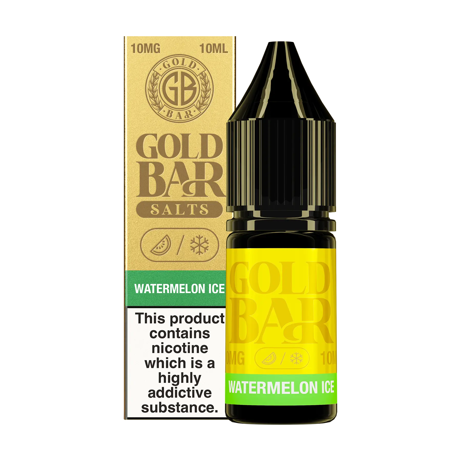 Gold Bar - 10ml E Liquid Nicotine Salt