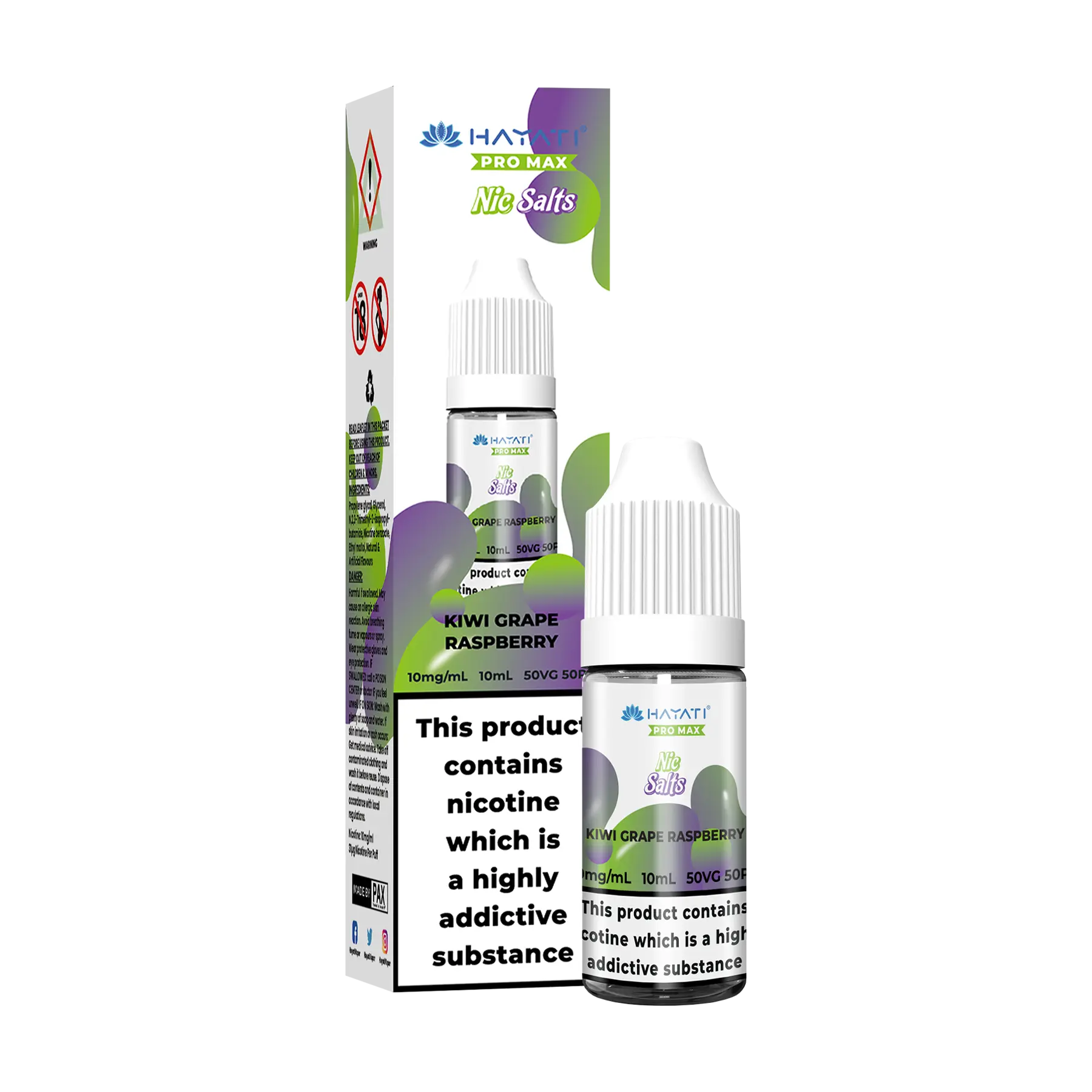 Hayati Pro Max - 10ml E Liquid Nicotine Salt