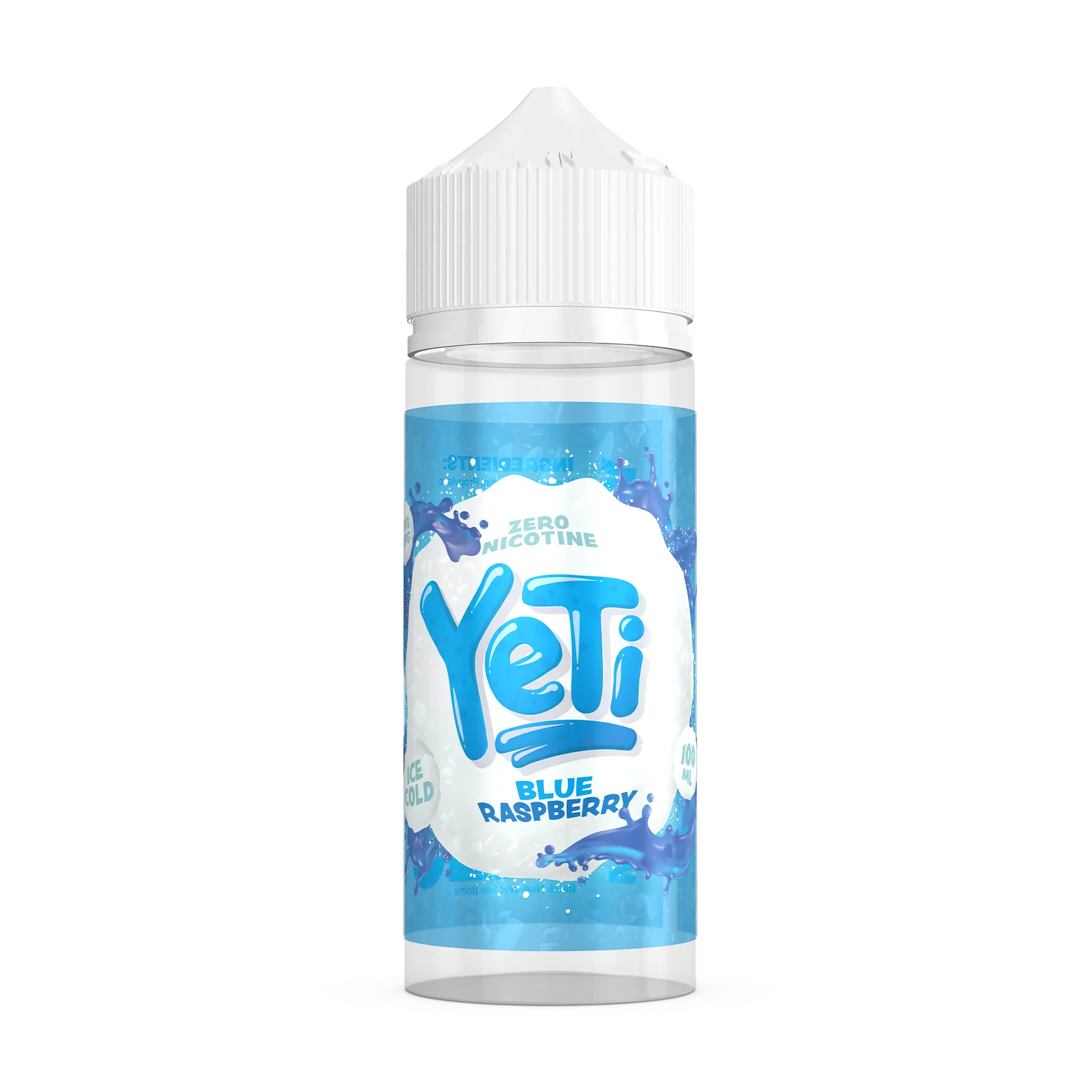 Yeti Ice Cold - Blue Raspberry 100ml E Liquid Shortfill