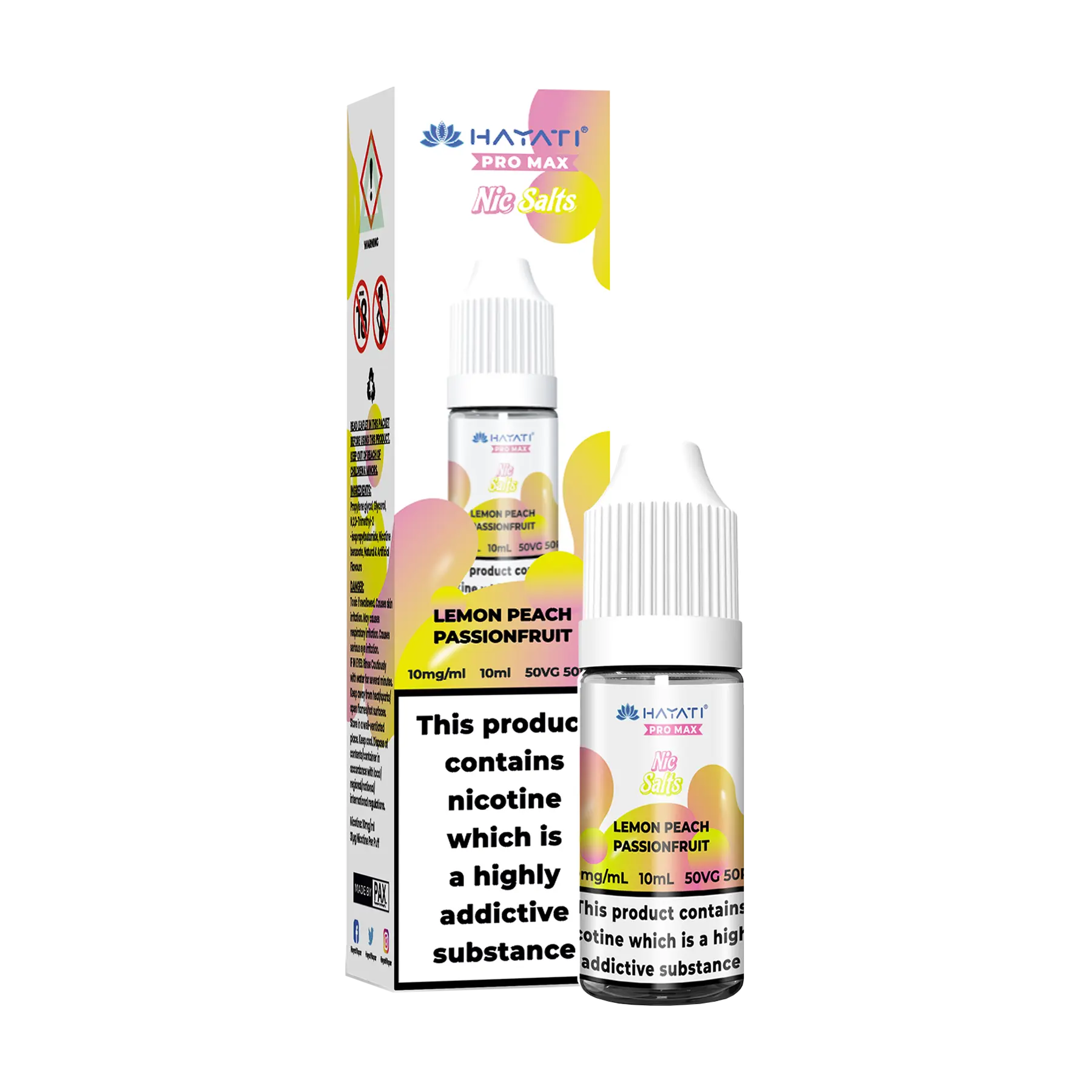 Hayati Pro Max - 10ml E Liquid Nicotine Salt