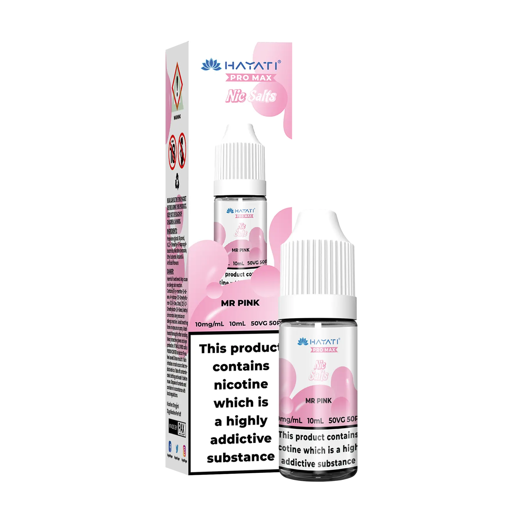 Hayati Pro Max - 10ml E Liquid Nicotine Salt