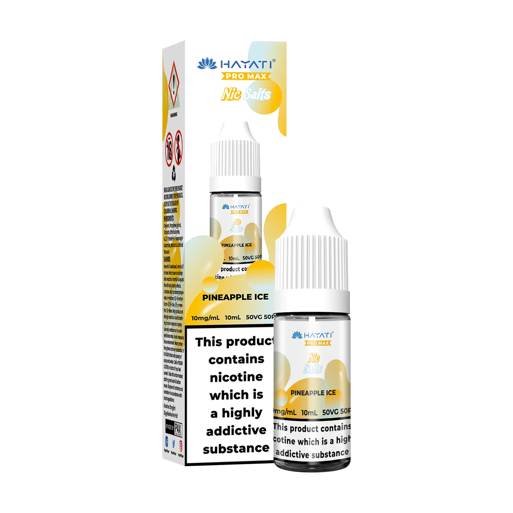 Hayati Pro Max - 10ml E Liquid Nicotine Salt