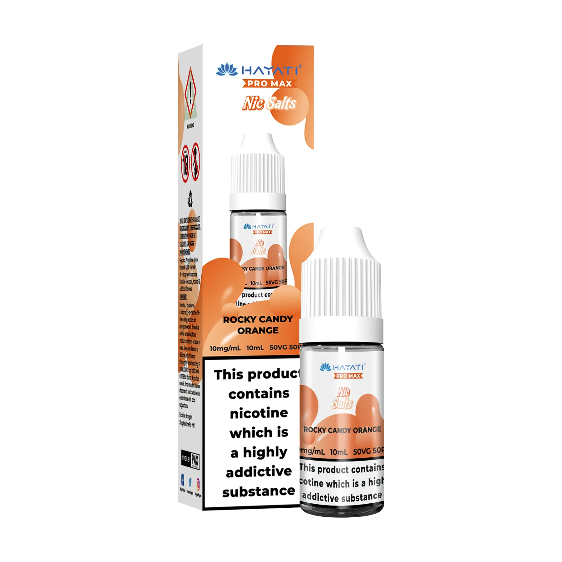 Hayati Pro Max - 10ml E Liquid Nicotine Salt