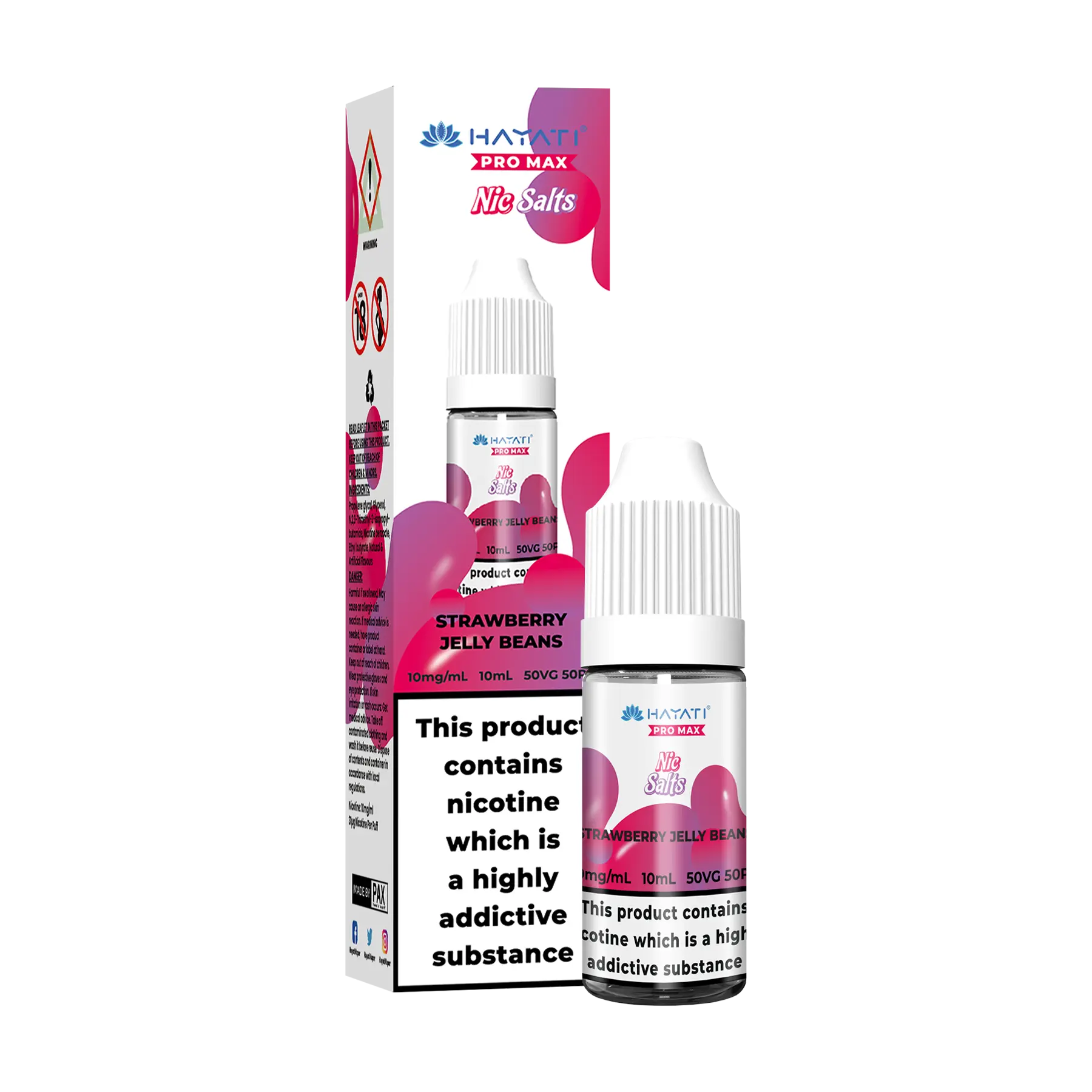 Hayati Pro Max - 10ml E Liquid Nicotine Salt