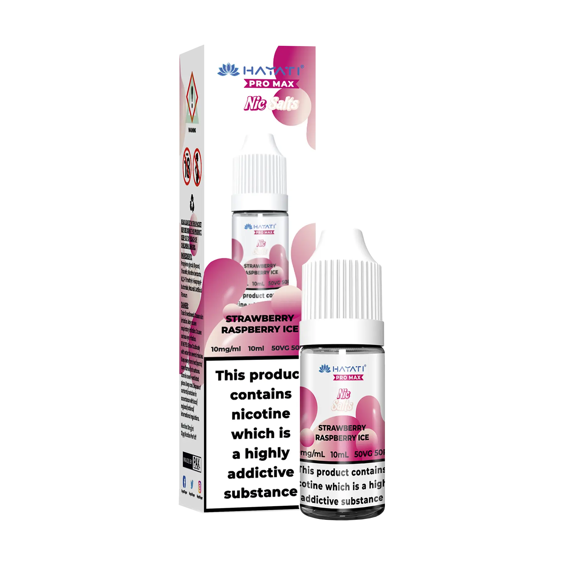 Hayati Pro Max - 10ml E Liquid Nicotine Salt