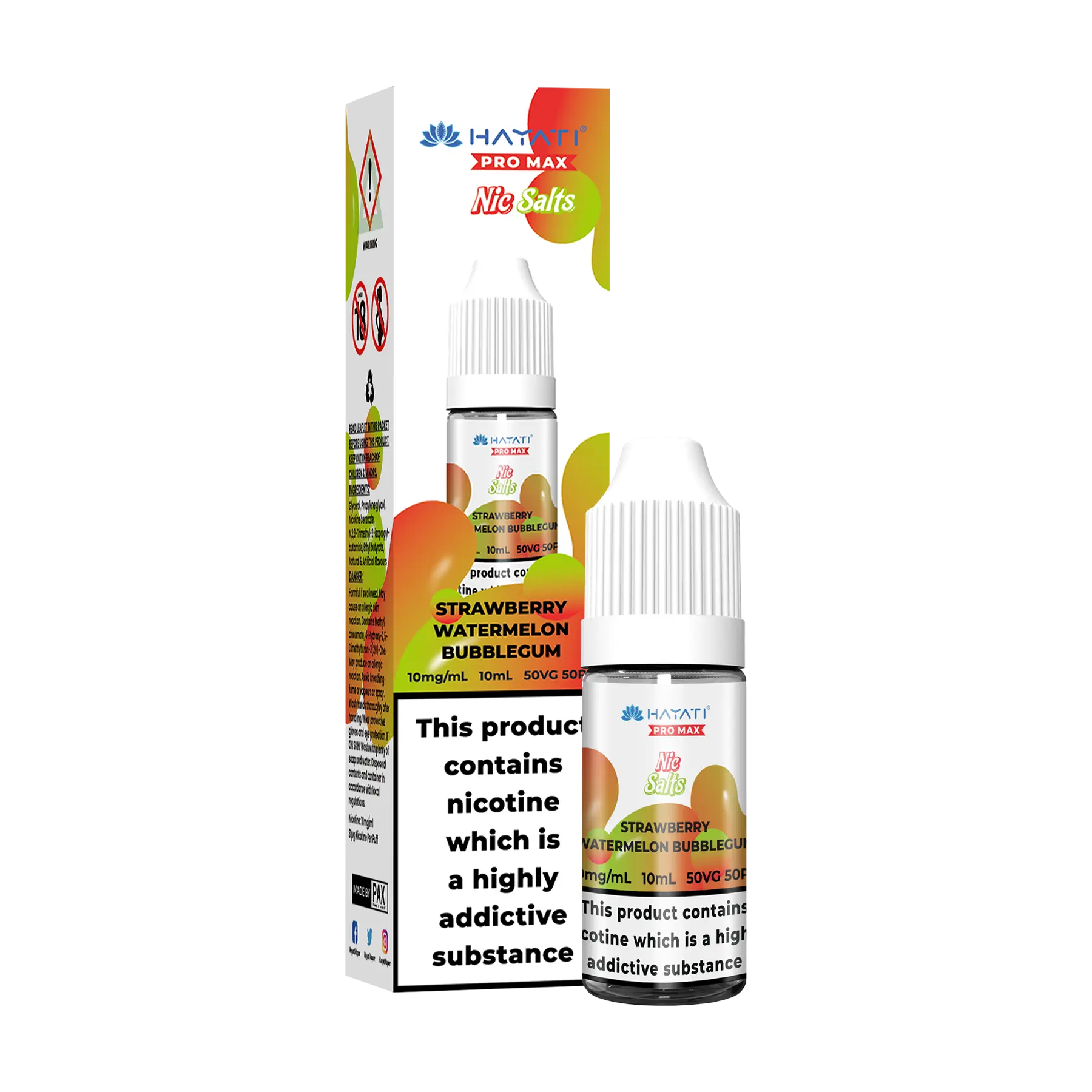 Hayati Pro Max - 10ml E Liquid Nicotine Salt