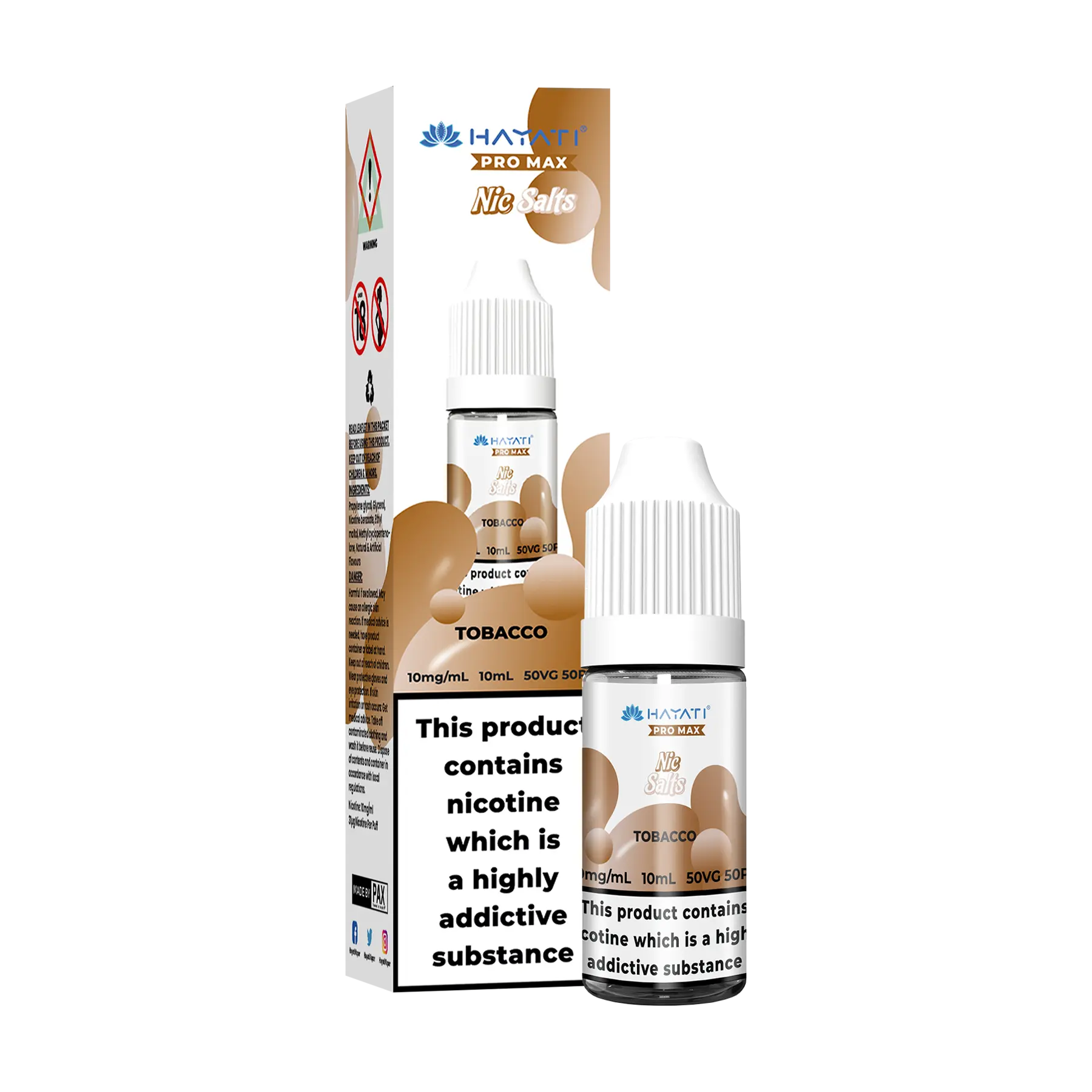 Hayati Pro Max - 10ml E Liquid Nicotine Salt