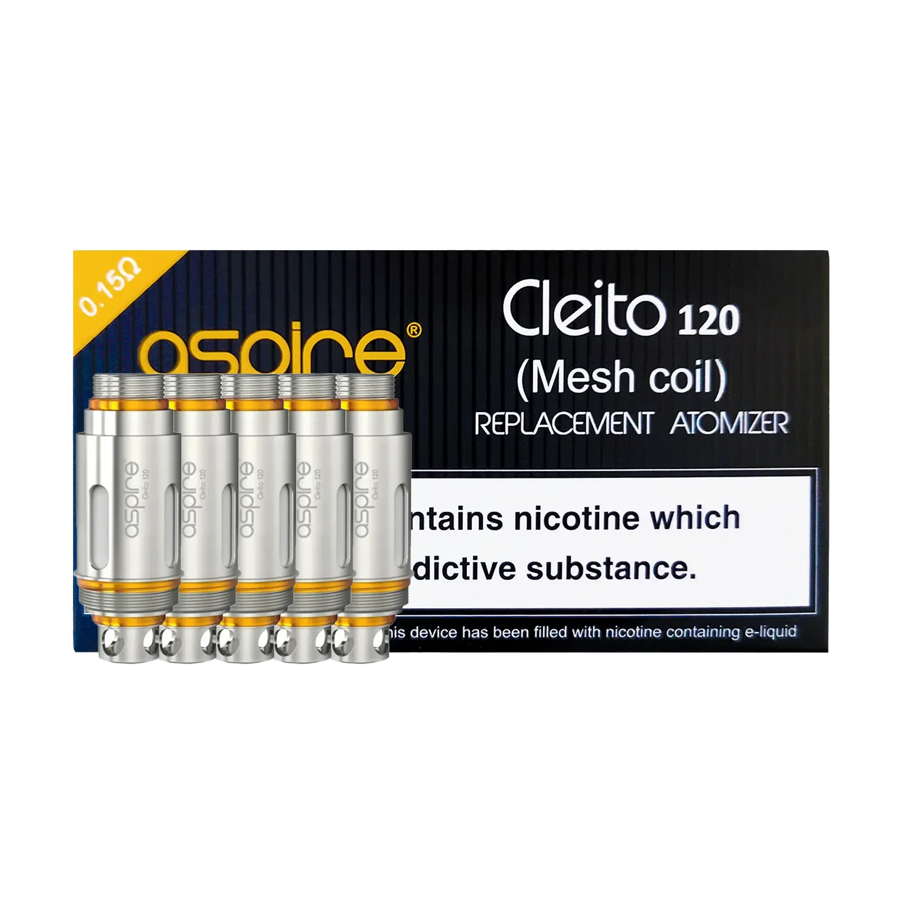 Aspire Cleito 120 Coils - 5 Pack