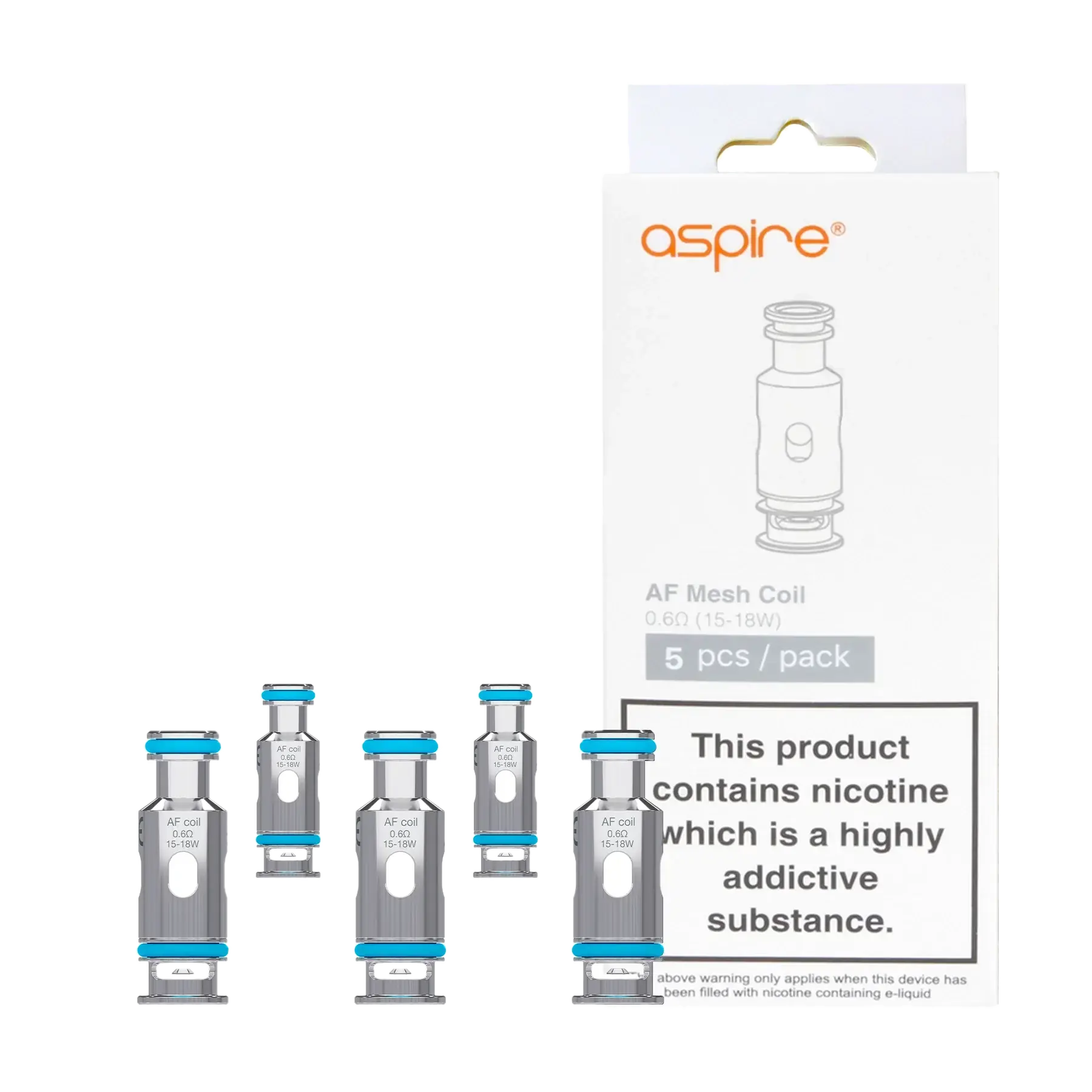 Aspire Flexus AF Meshed Replacement Coils - 5 Pack