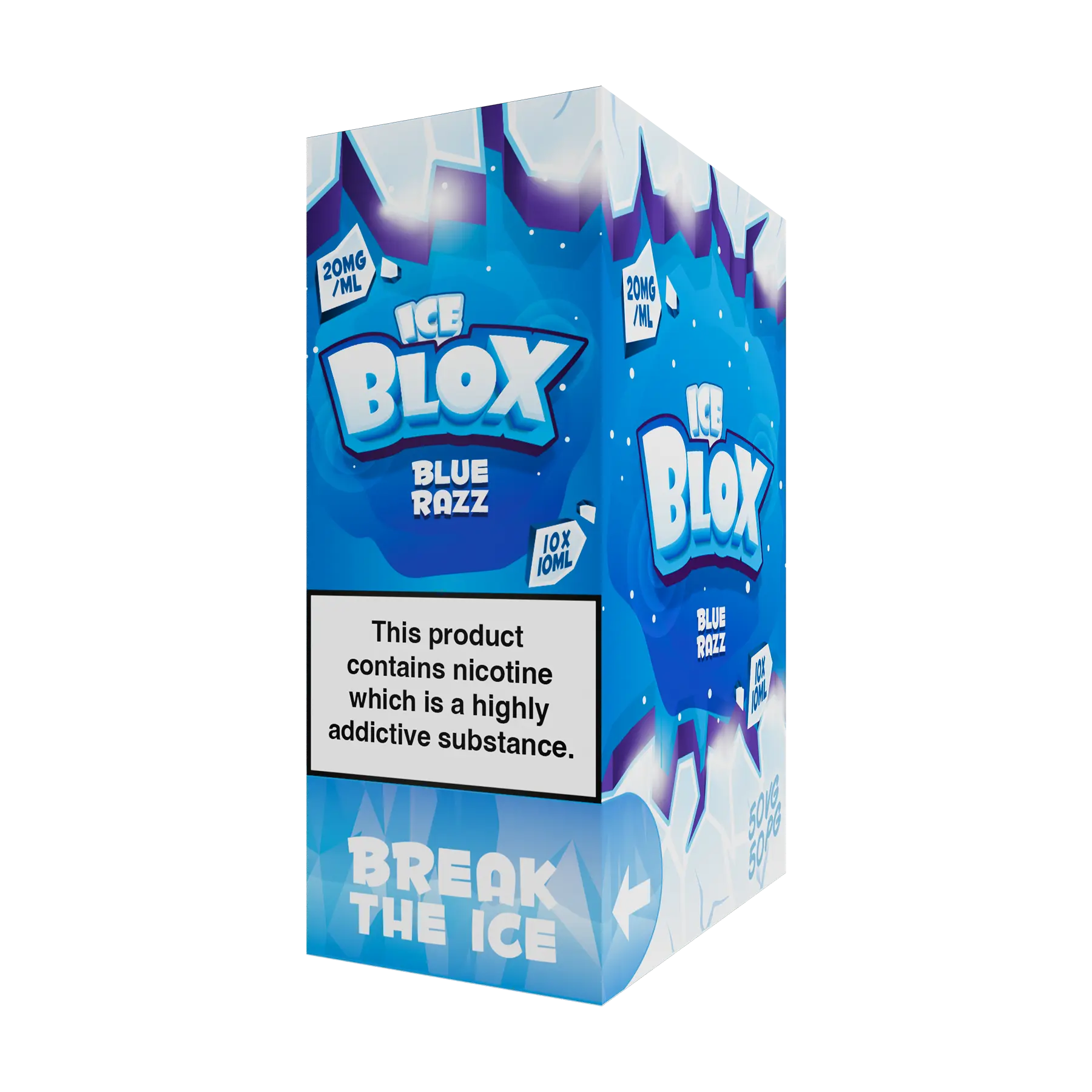 Ice Blox - 10ml E Liquid Nicotine Salt Bundle (Box of 10)