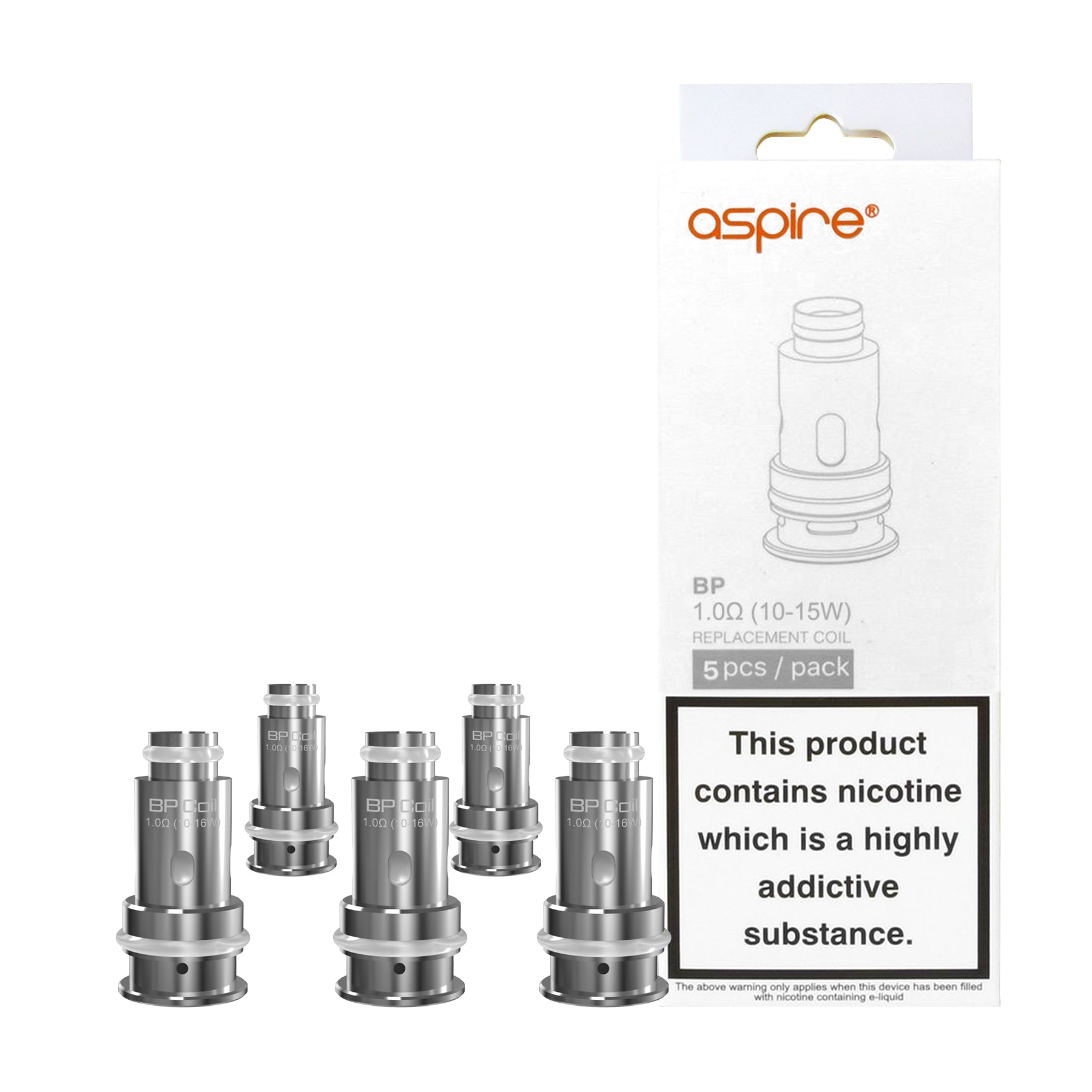 Aspire BP Replacement Coils - Pack of 5