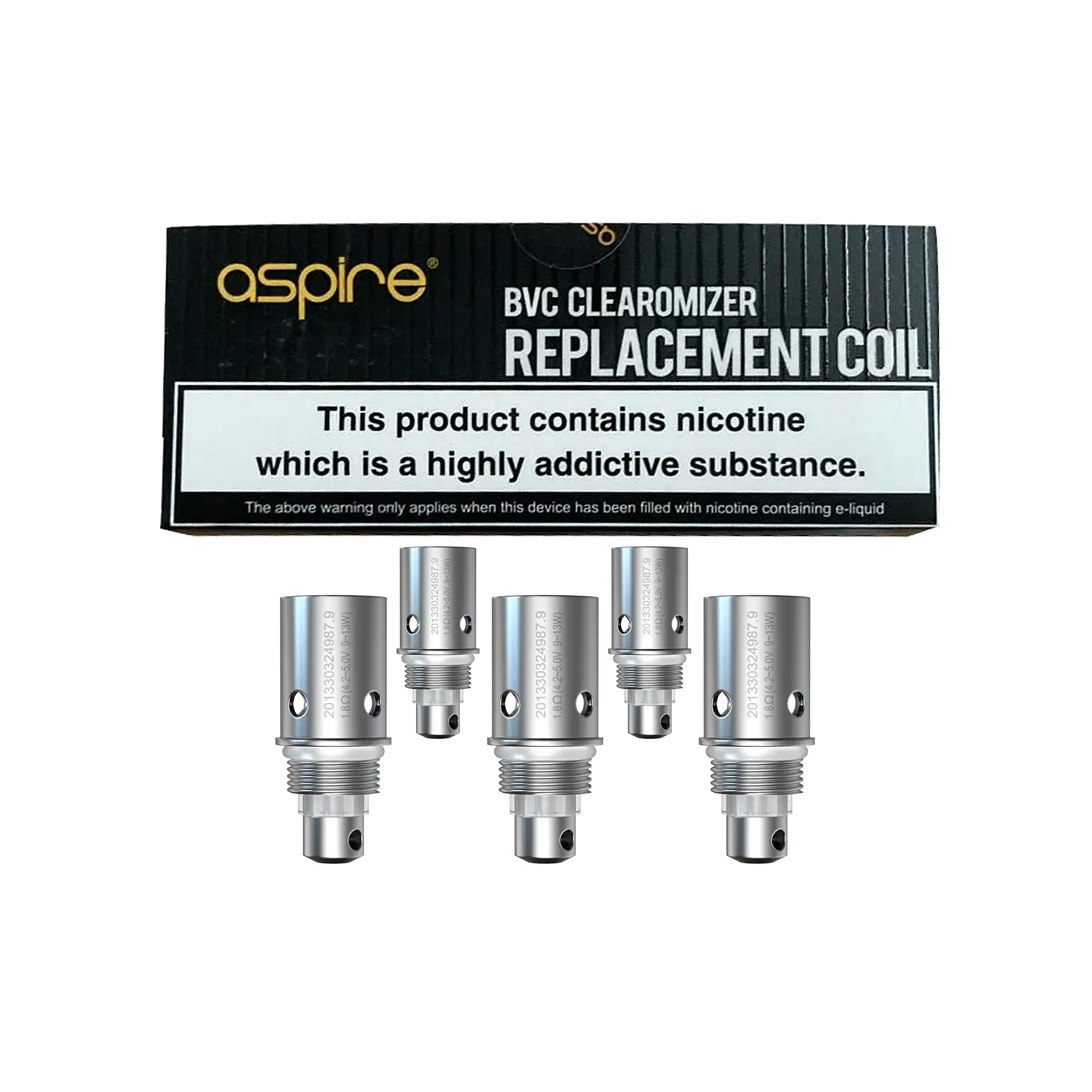 Aspire UK BVC Replacement Coils - 5 pack - COMBINED