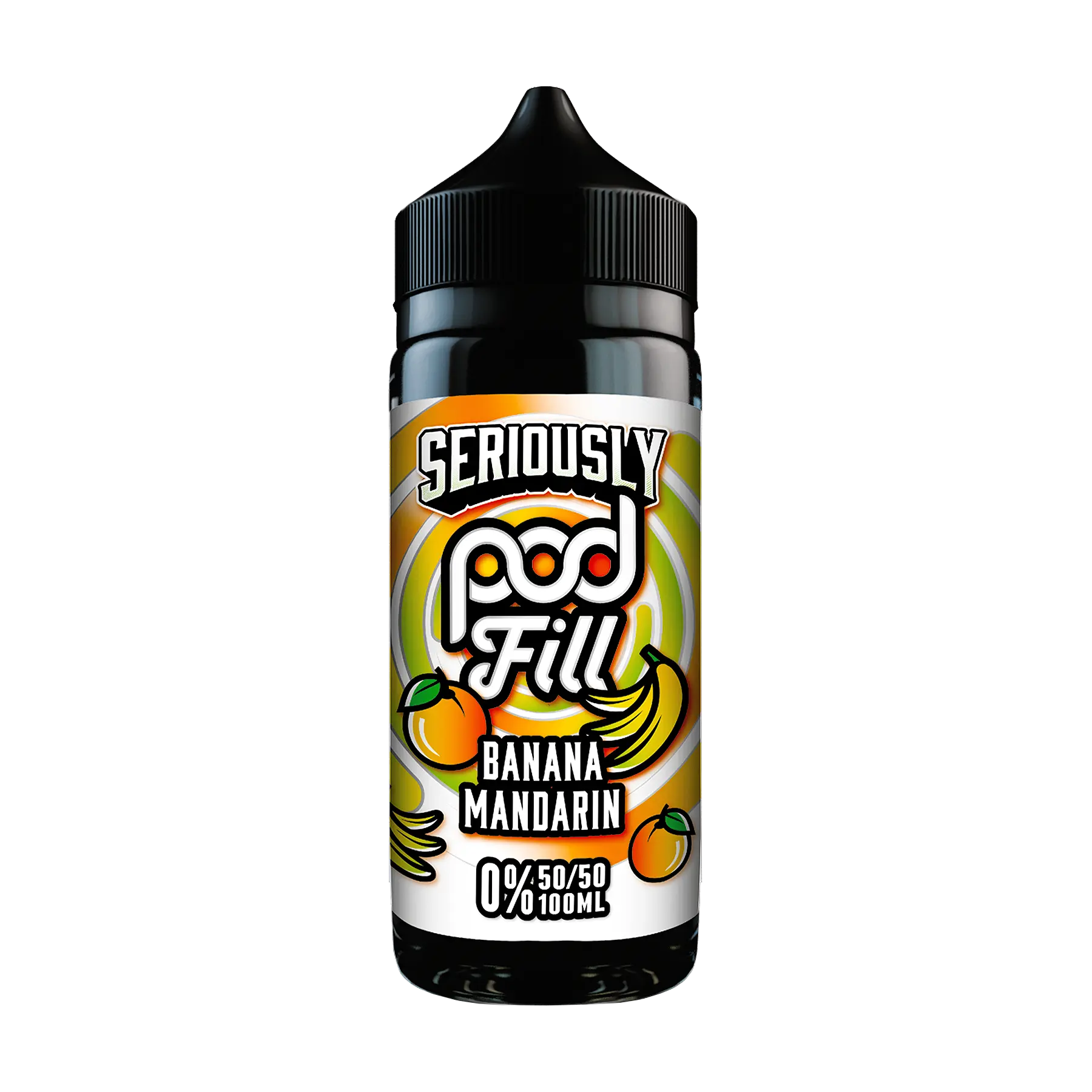 Doozy Seriously Pod Fill Banana Mandarin 100ml E Liquid Shortfill