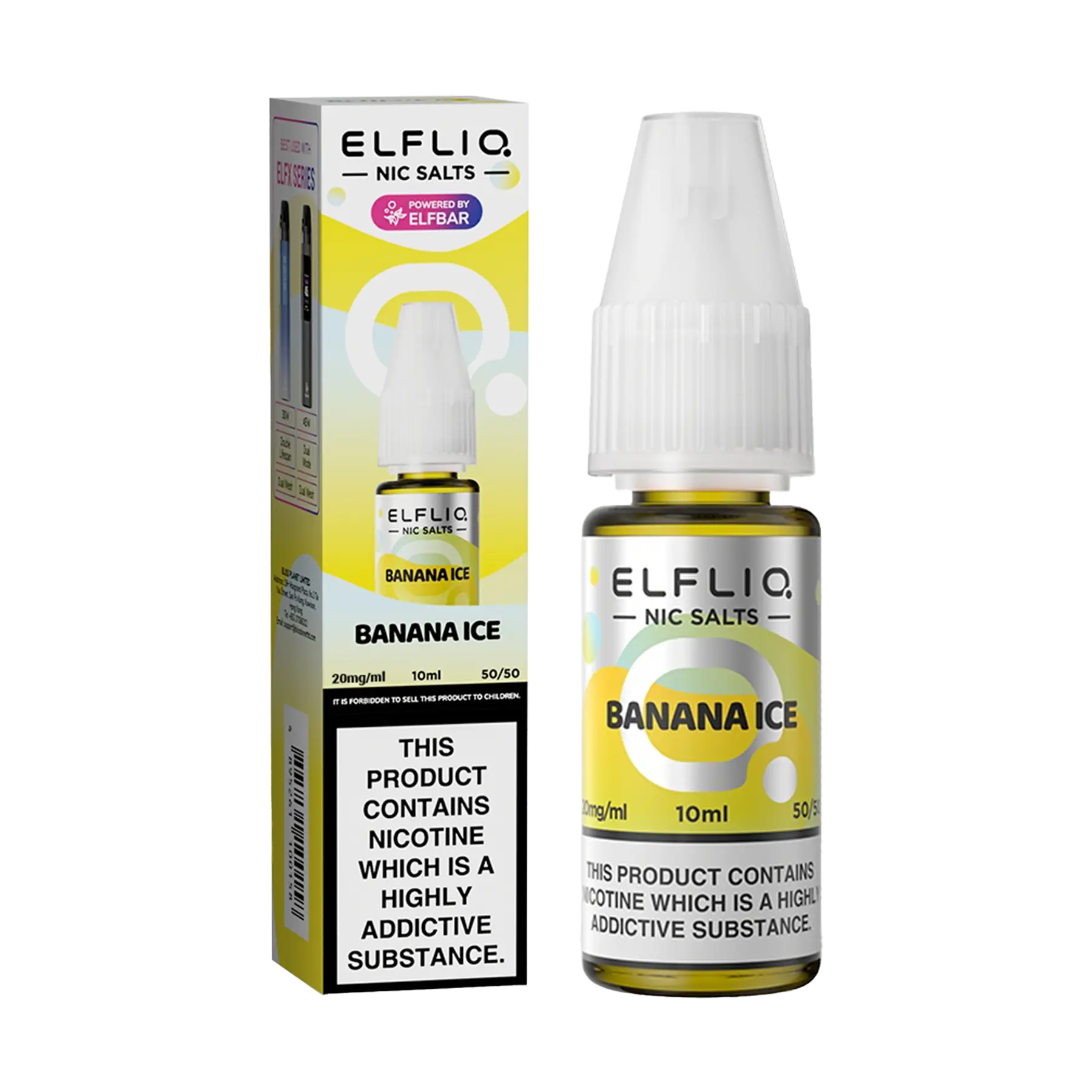 Elfliq: The Official Elf Bar Liquid - 10ml E-Liquid Nicotine Salt