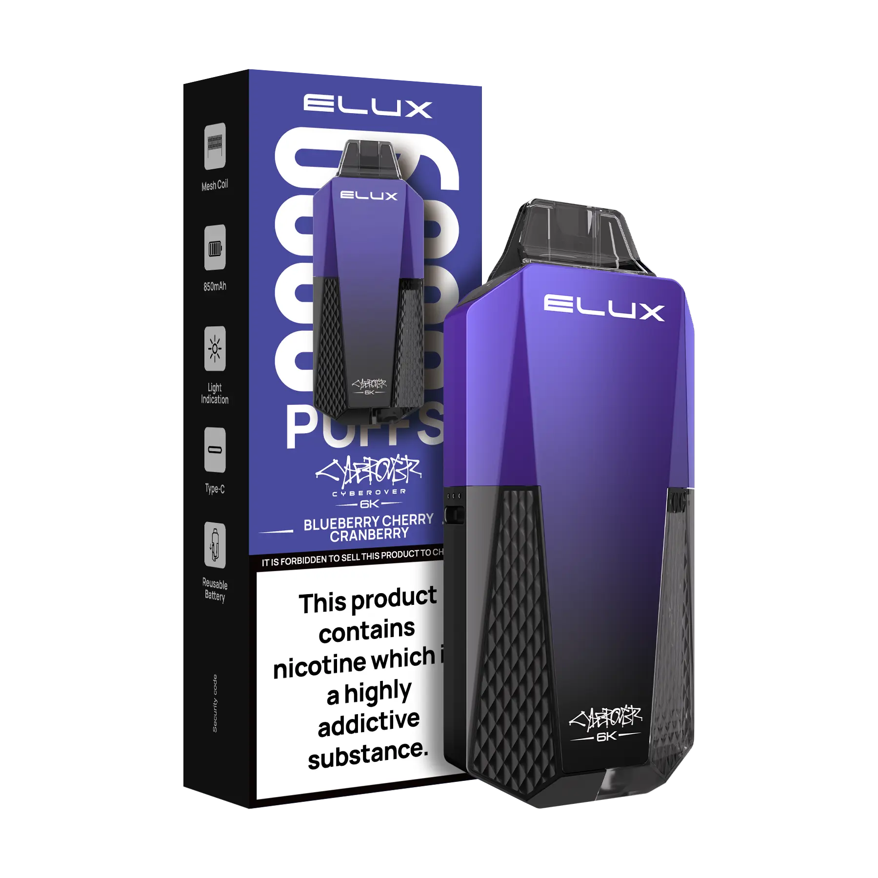 Elux Cyberover 6K Disposable Vape Kit