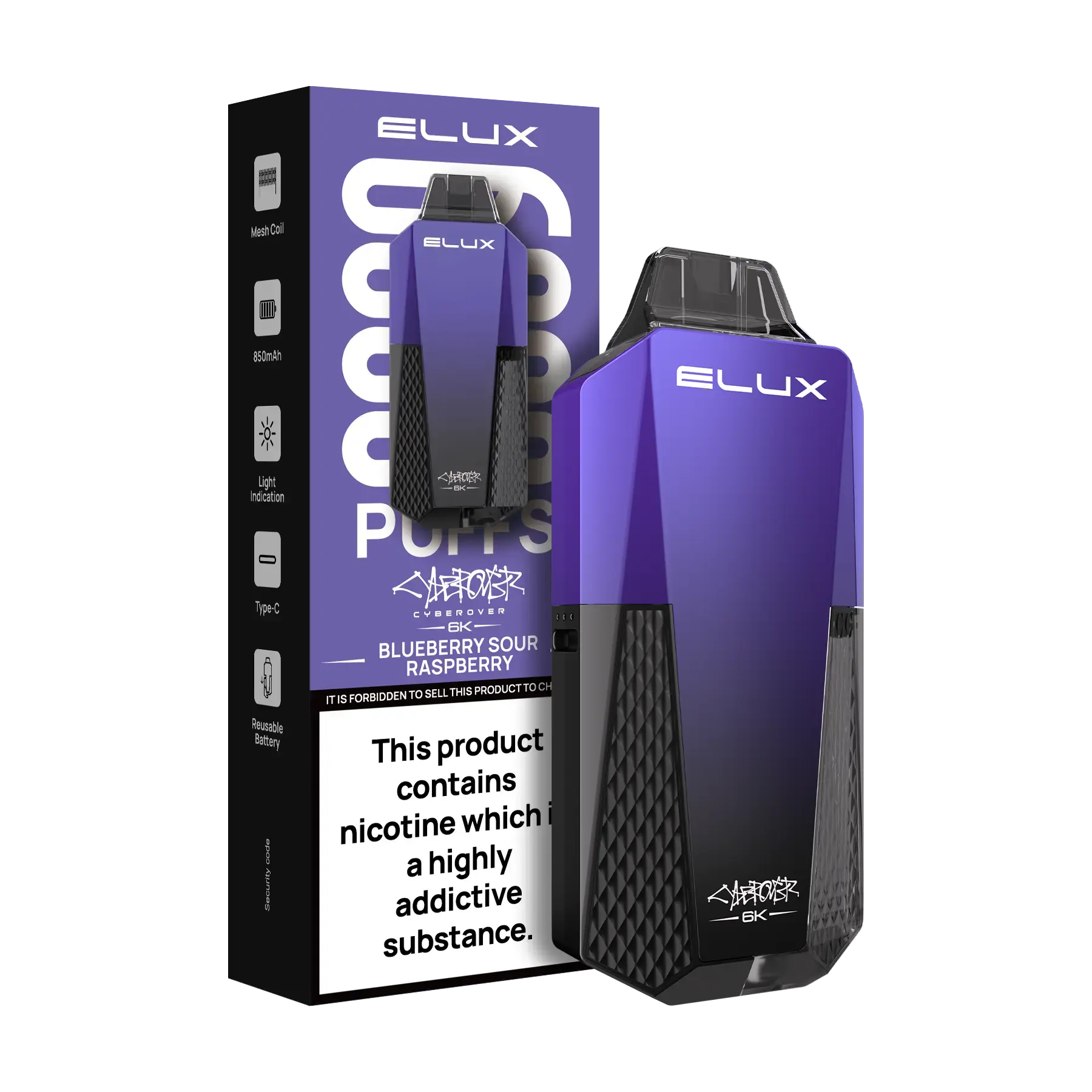 Elux Cyberover 6K Disposable Vape Kit