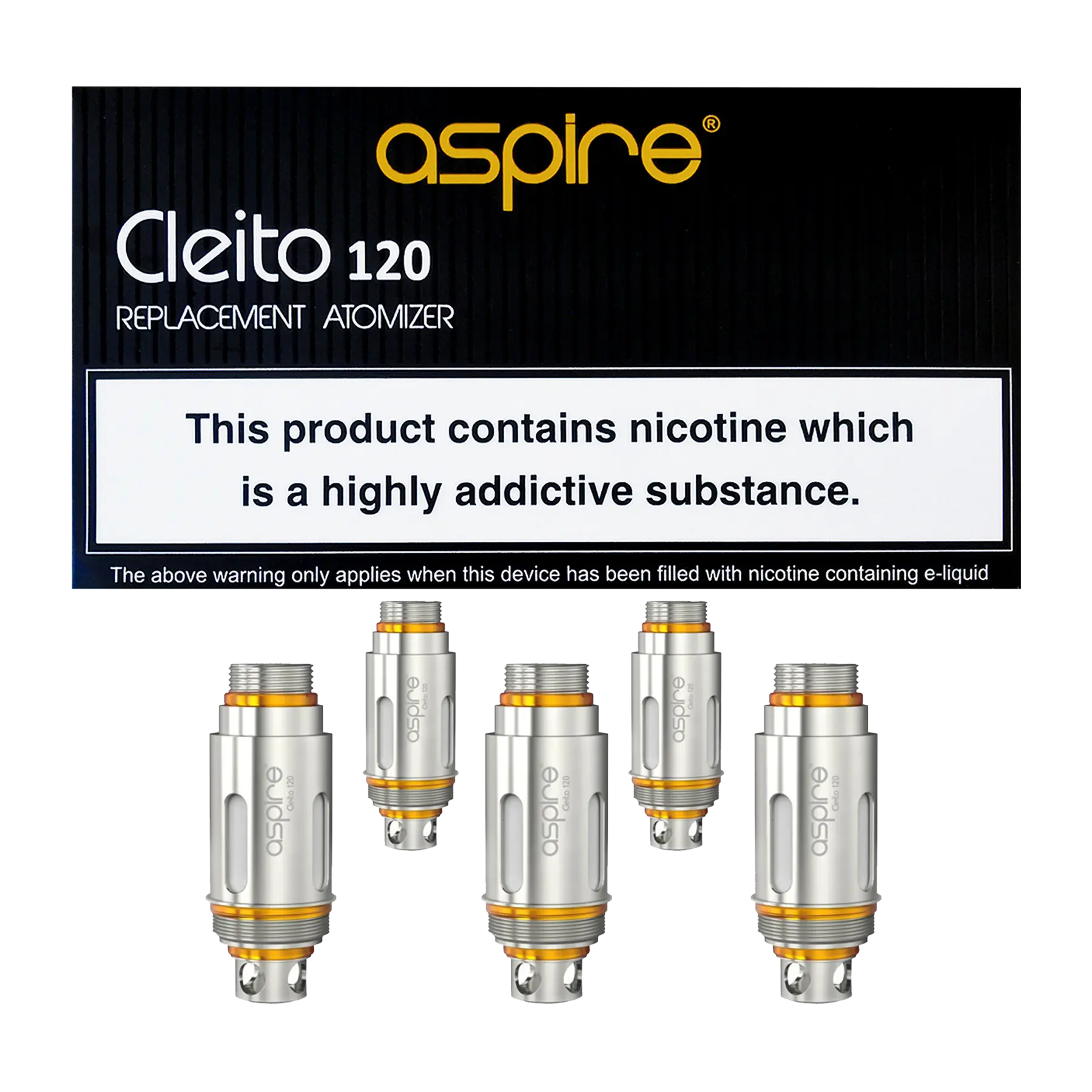 Aspire Cleito 120 Coils - 5 Pack