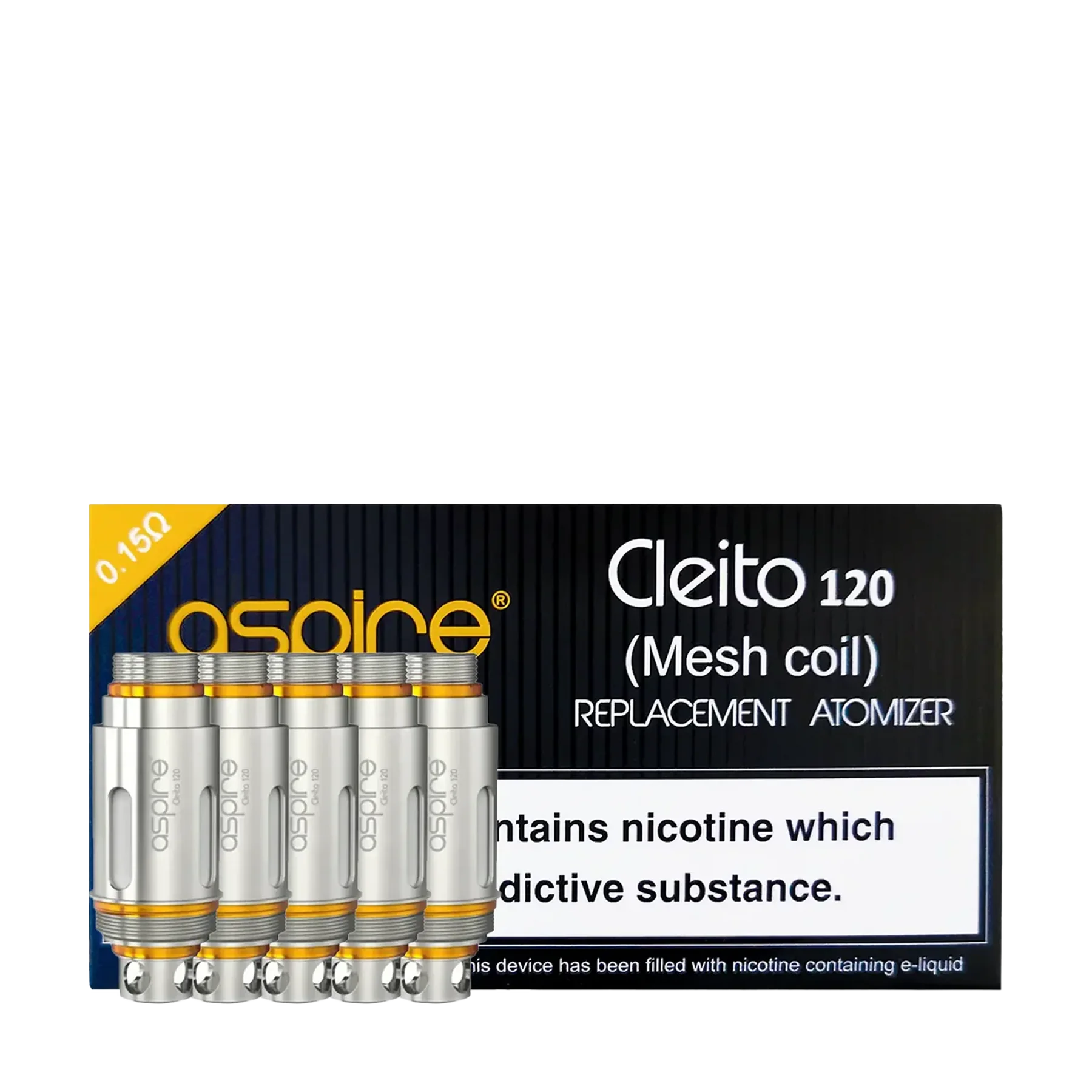 Aspire Cleito 120 Coils - 5 Pack