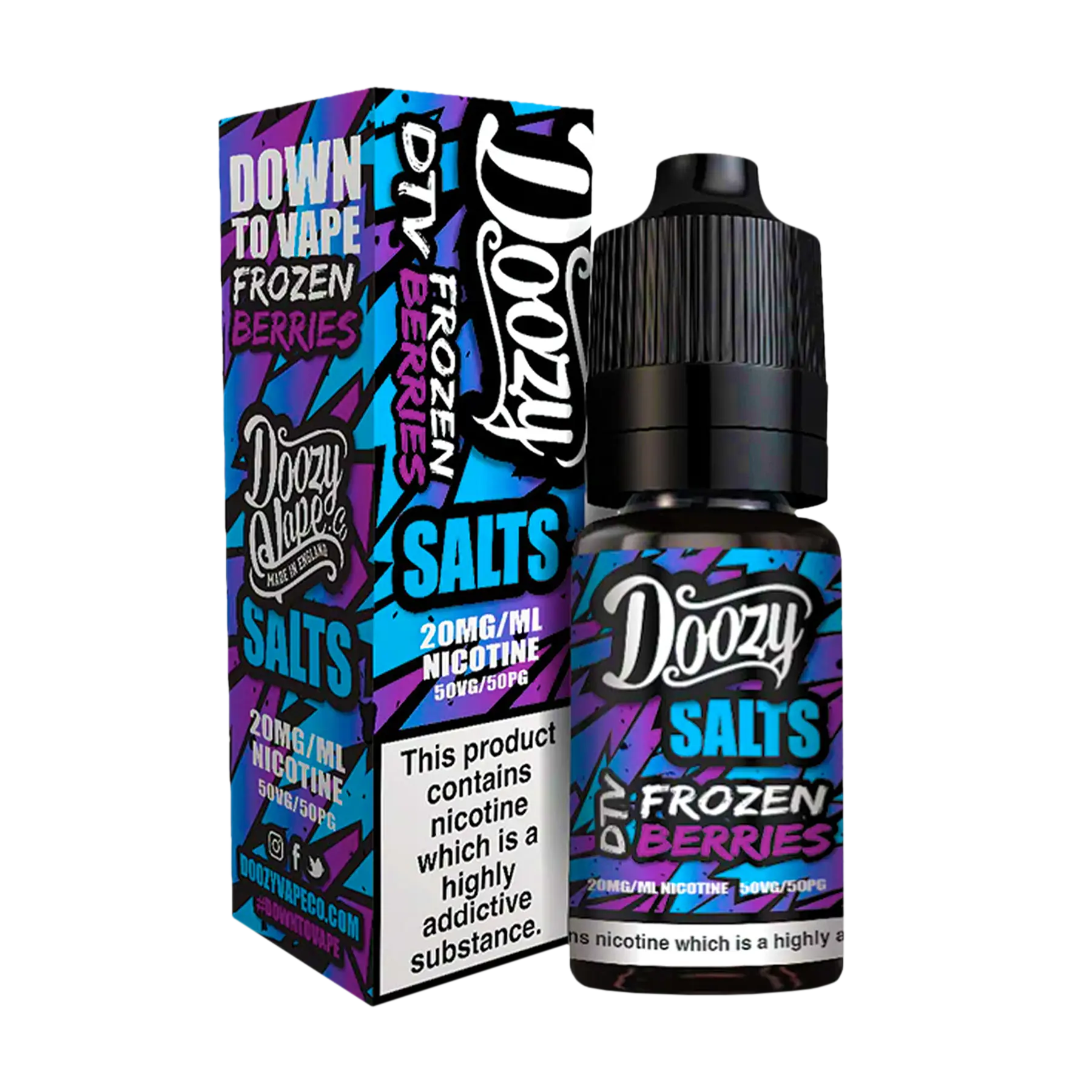 Doozy DTV Frozen Berries 10ml E Liquid Nicotine Salt