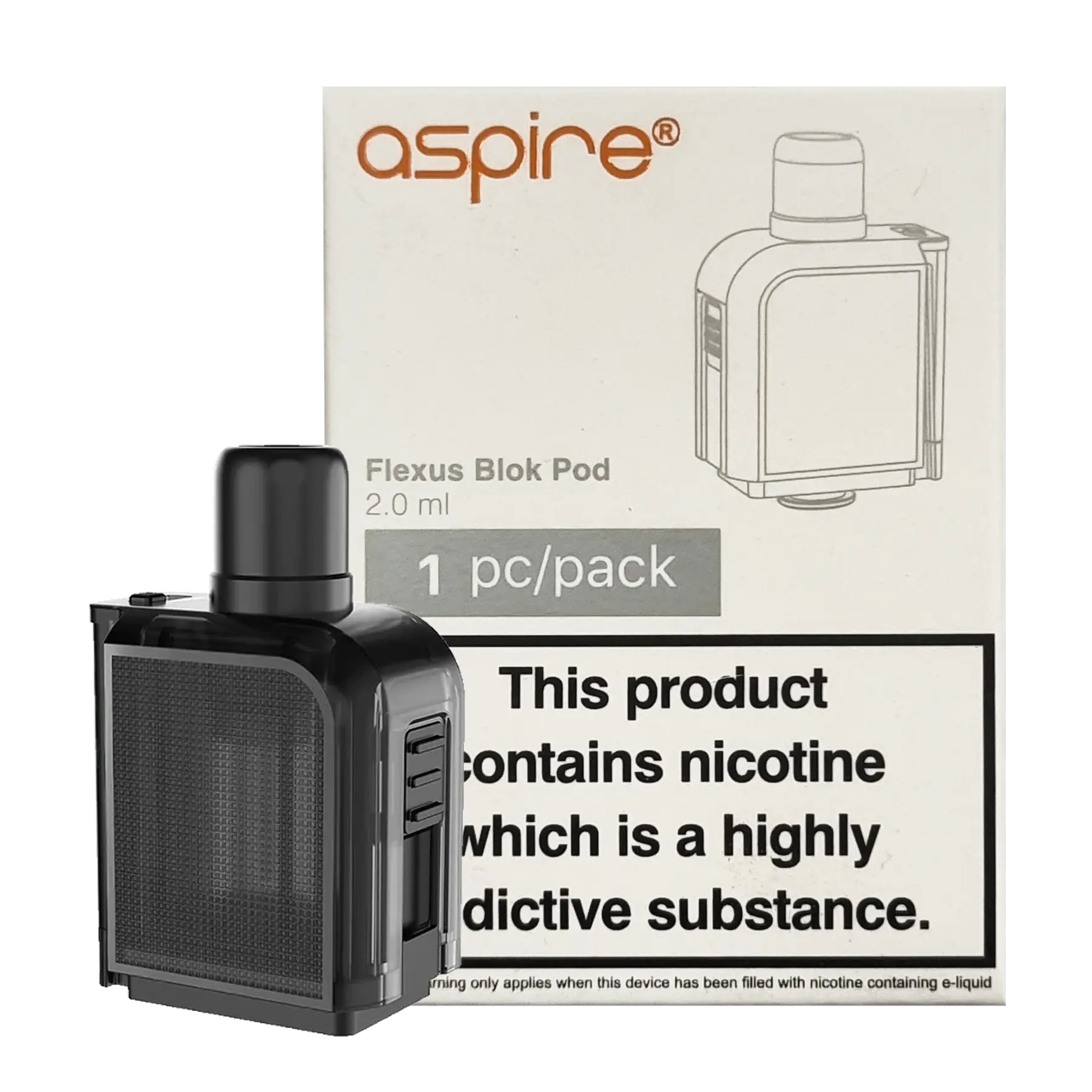 Aspire Flexus Blok Replacement Empty Pod - 1 Pack