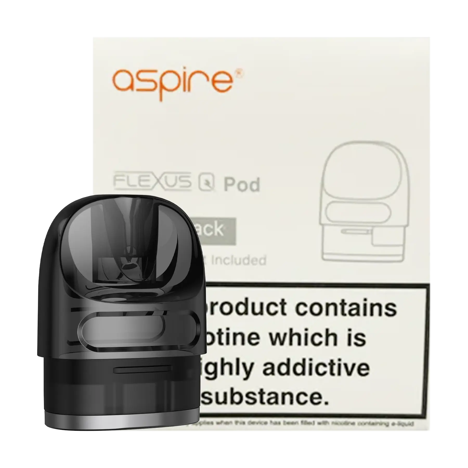 Aspire Flexus Q Replacement Empty Pod - 1 Pack