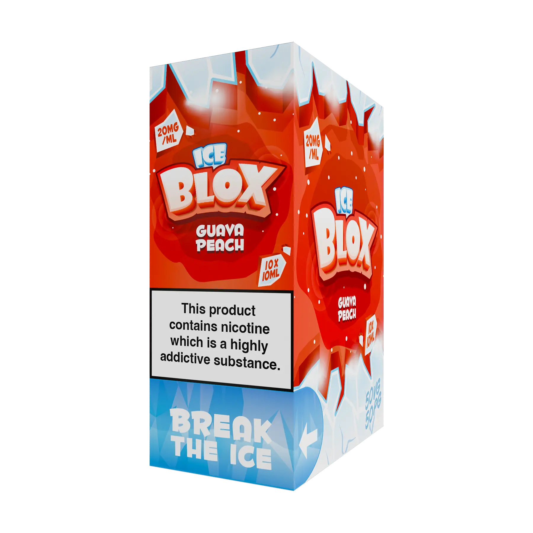 Ice Blox - 10ml E Liquid Nicotine Salt Bundle (Box of 10)