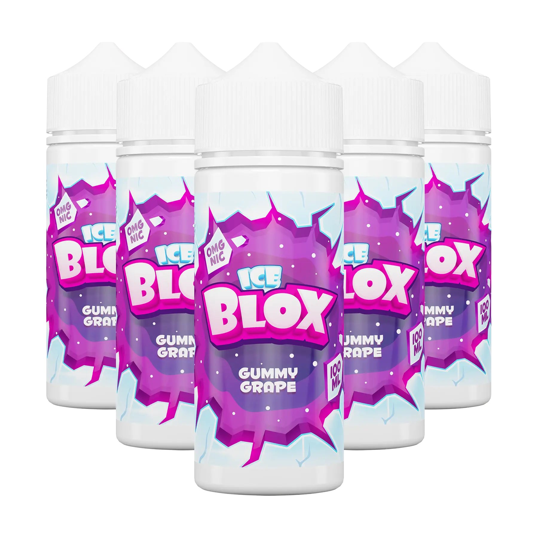 Ice Blox - 100ml E Liquid Shortfill (Bundle of 5)