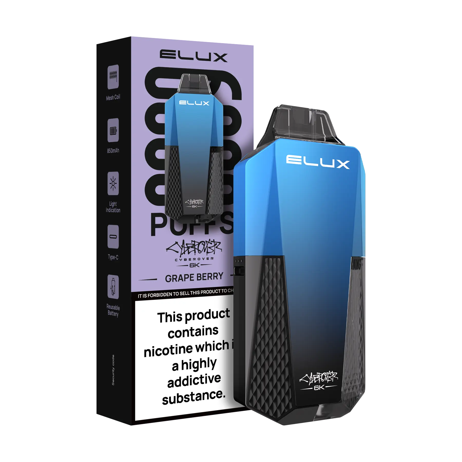 Elux Cyberover 6K Disposable Vape Kit