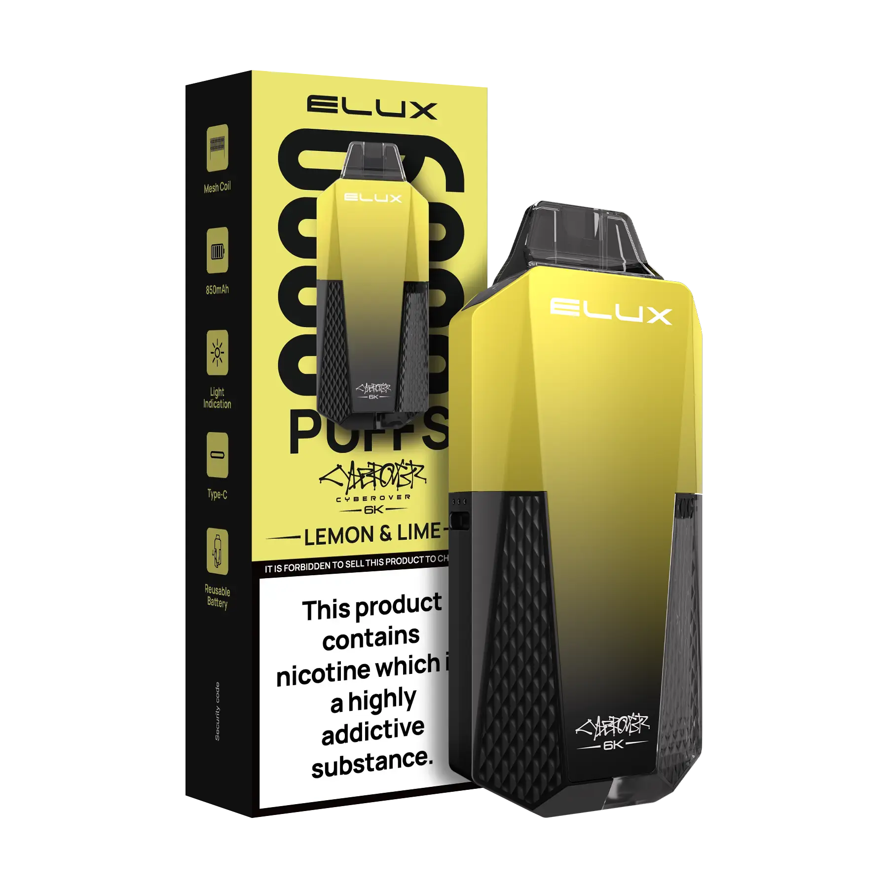 Elux Cyberover 6K Disposable Vape Kit