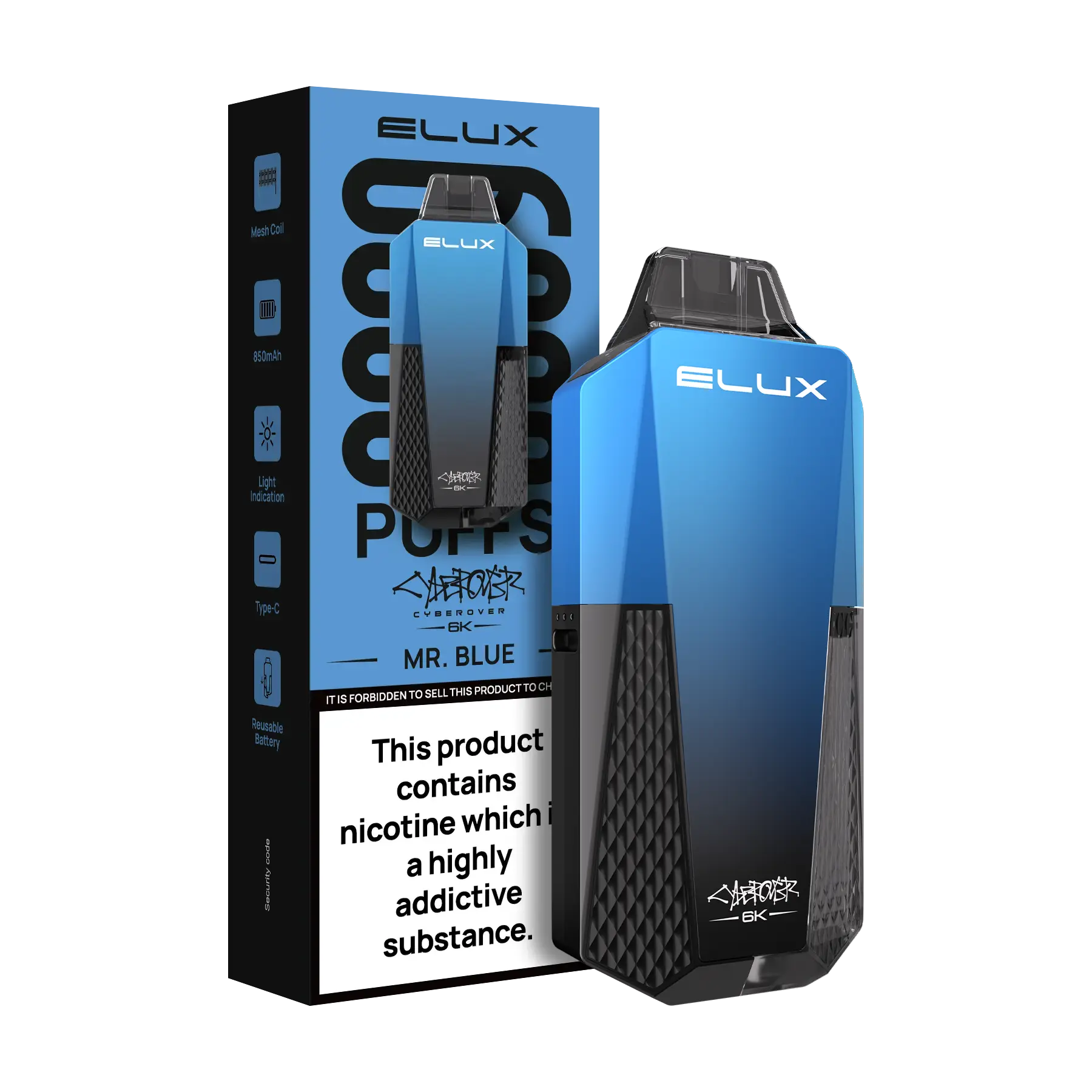 Elux Cyberover 6K Disposable Vape Kit