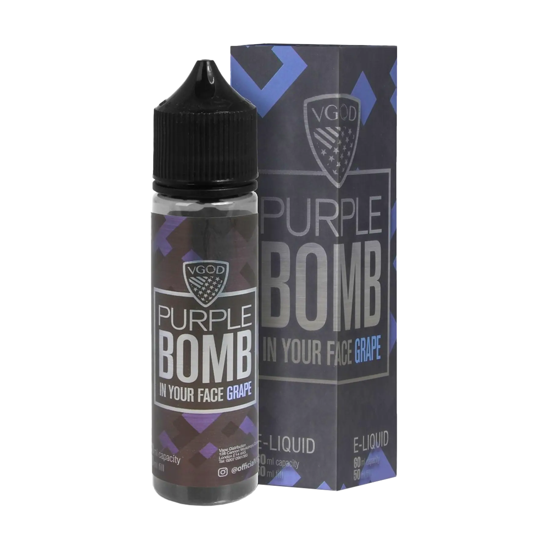 Vgod - Purple Bomb 50ml E Liquid Shortfill
