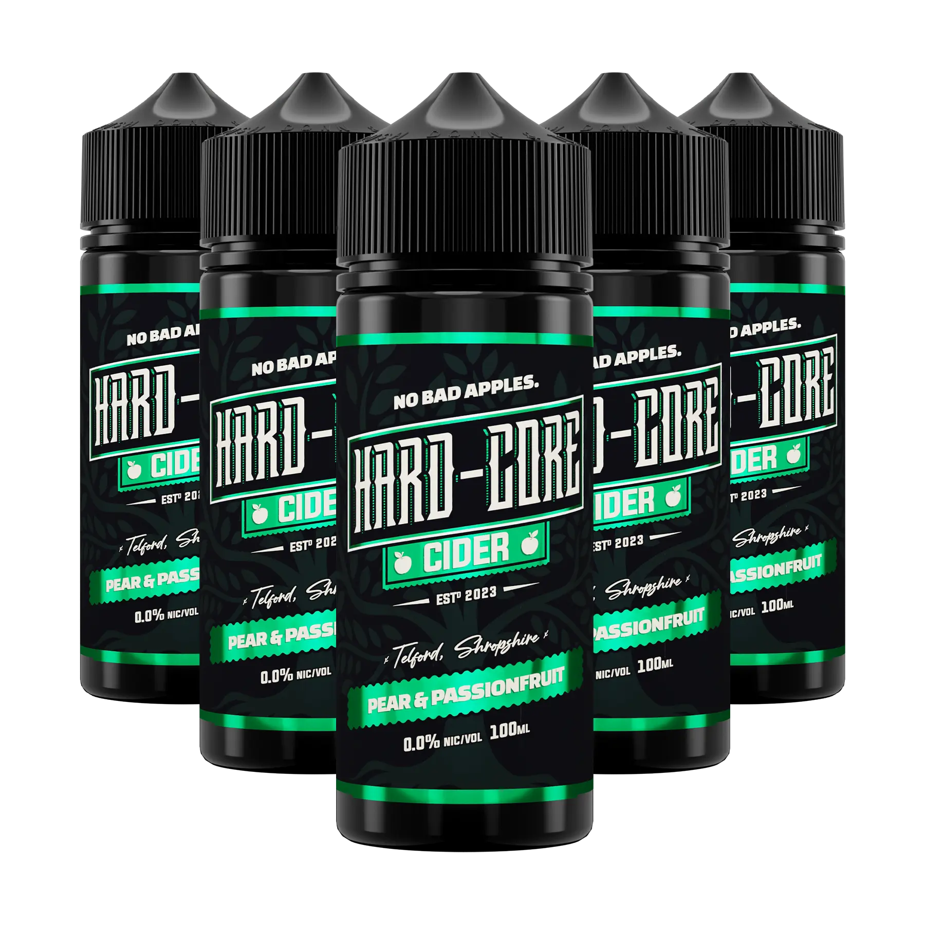 Hard-Core - 100ml E Liquid Shortfill (Bundle of 5)