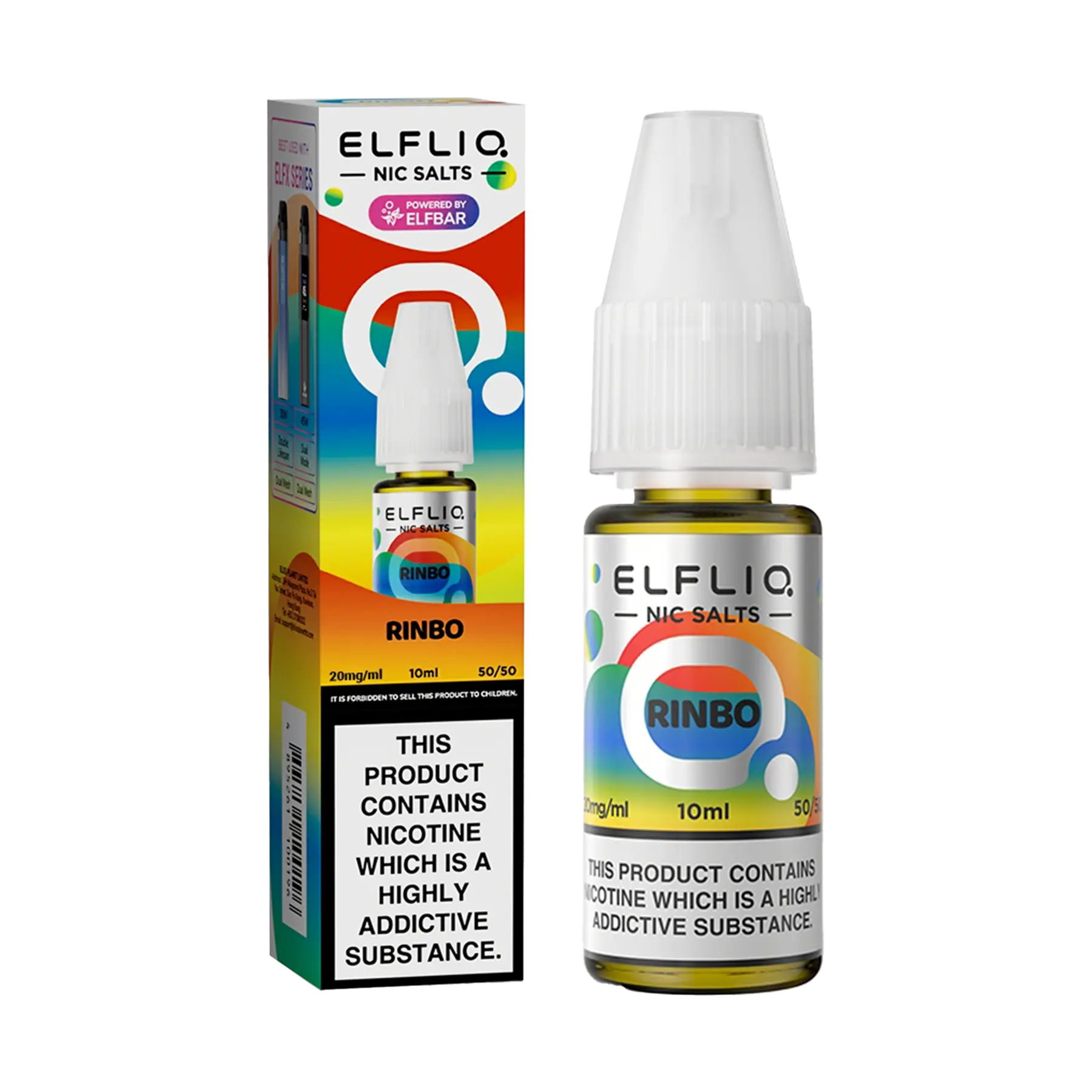 Elfliq: The Official Elf Bar Liquid - 10ml E-Liquid Nicotine Salt