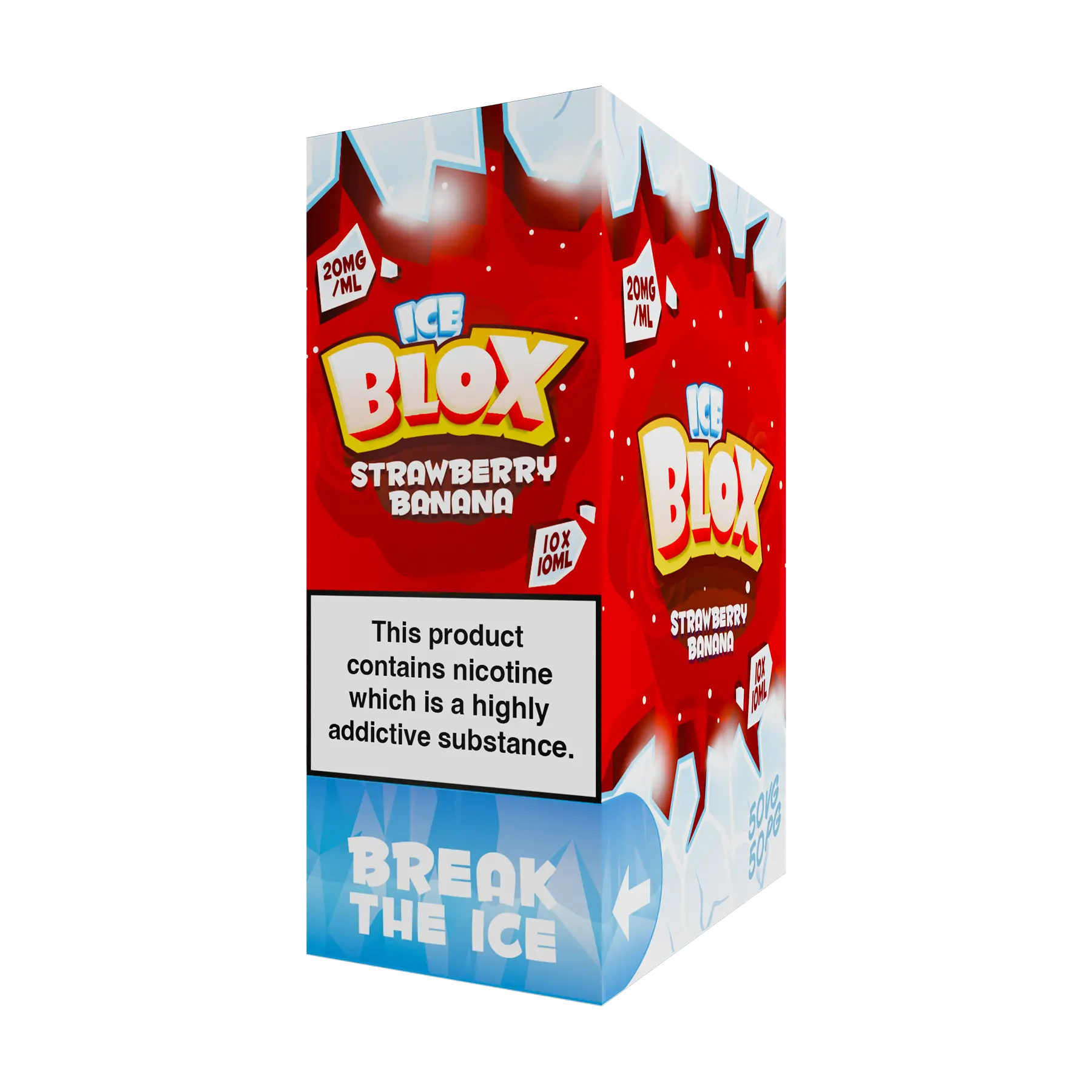 Ice Blox - 10ml E Liquid Nicotine Salt Bundle (Box of 10)