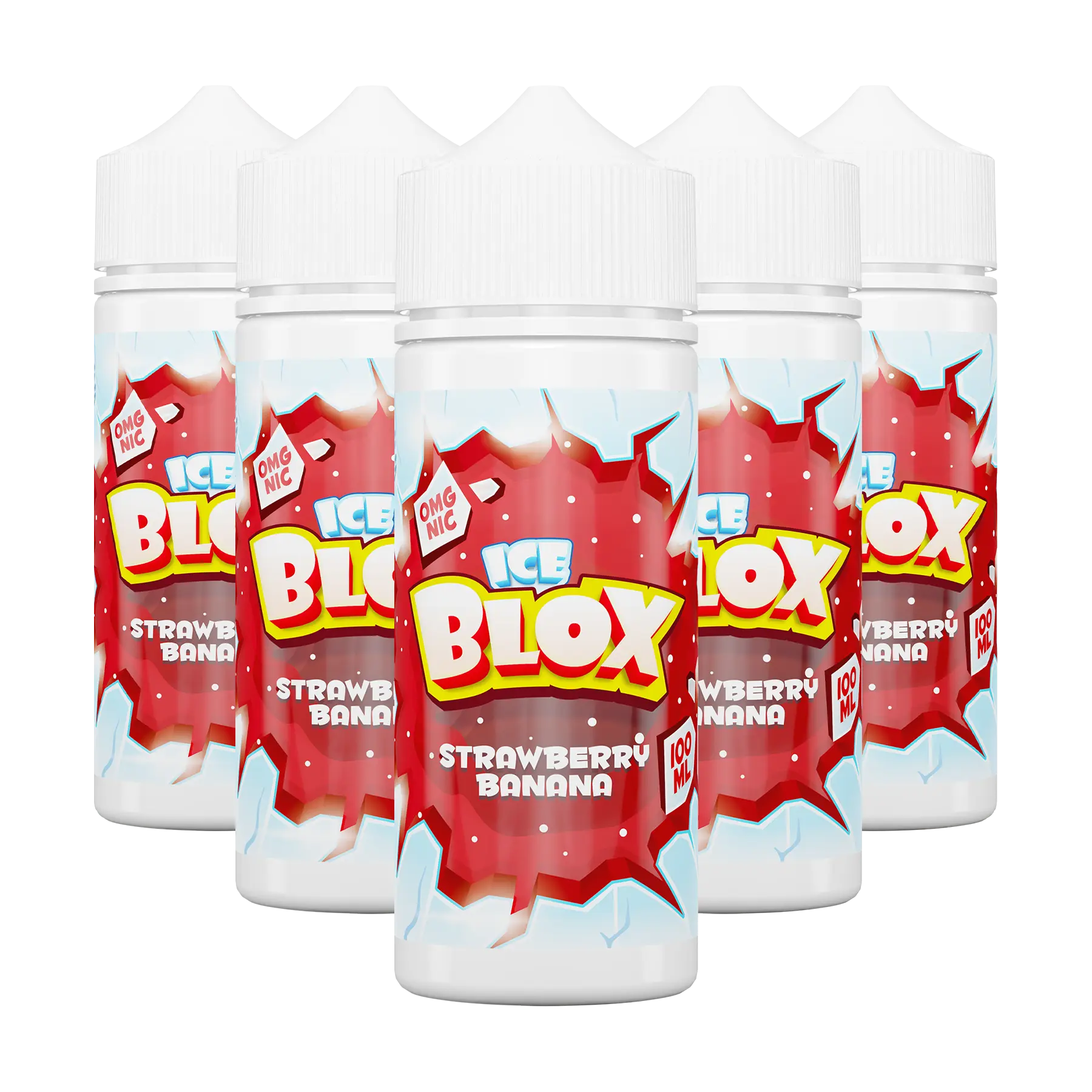 Ice Blox - 100ml E Liquid Shortfill (Bundle of 5)